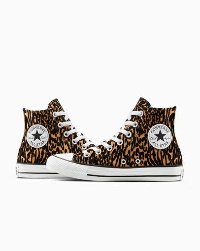 Unisex Converse Chuck Taylor All Star Hi Shoes Leopard