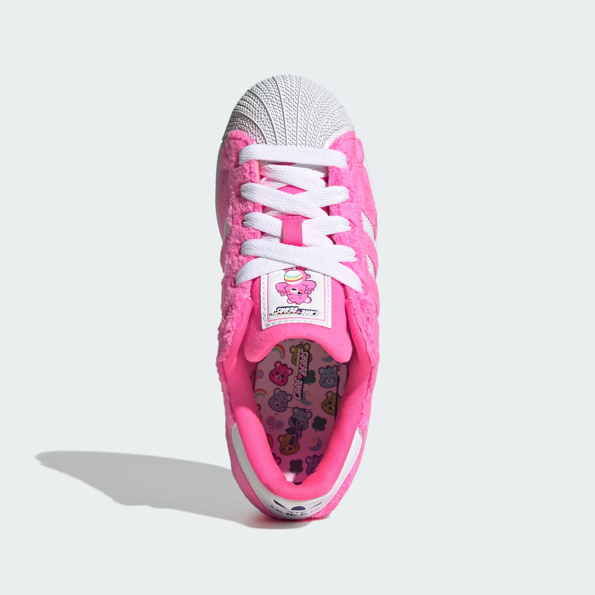 Big Kids adidas Originals X Care Bears Superstar II Shoes Lucid Pink