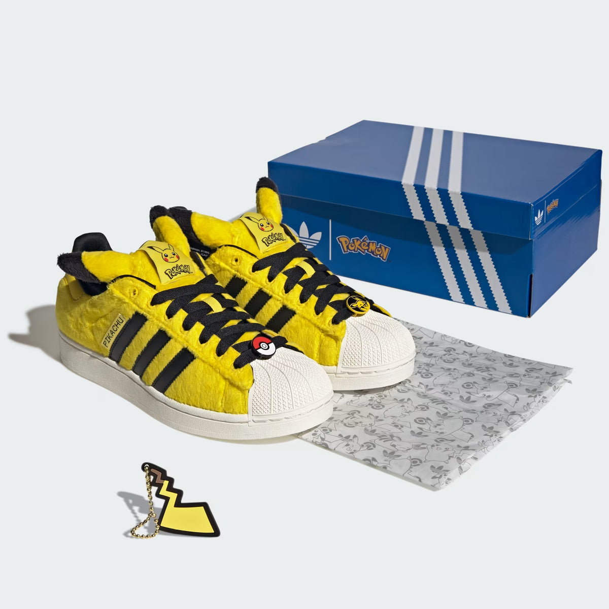 Men's adidas Originals Superstar II Shoes Pokémon Pikachu
