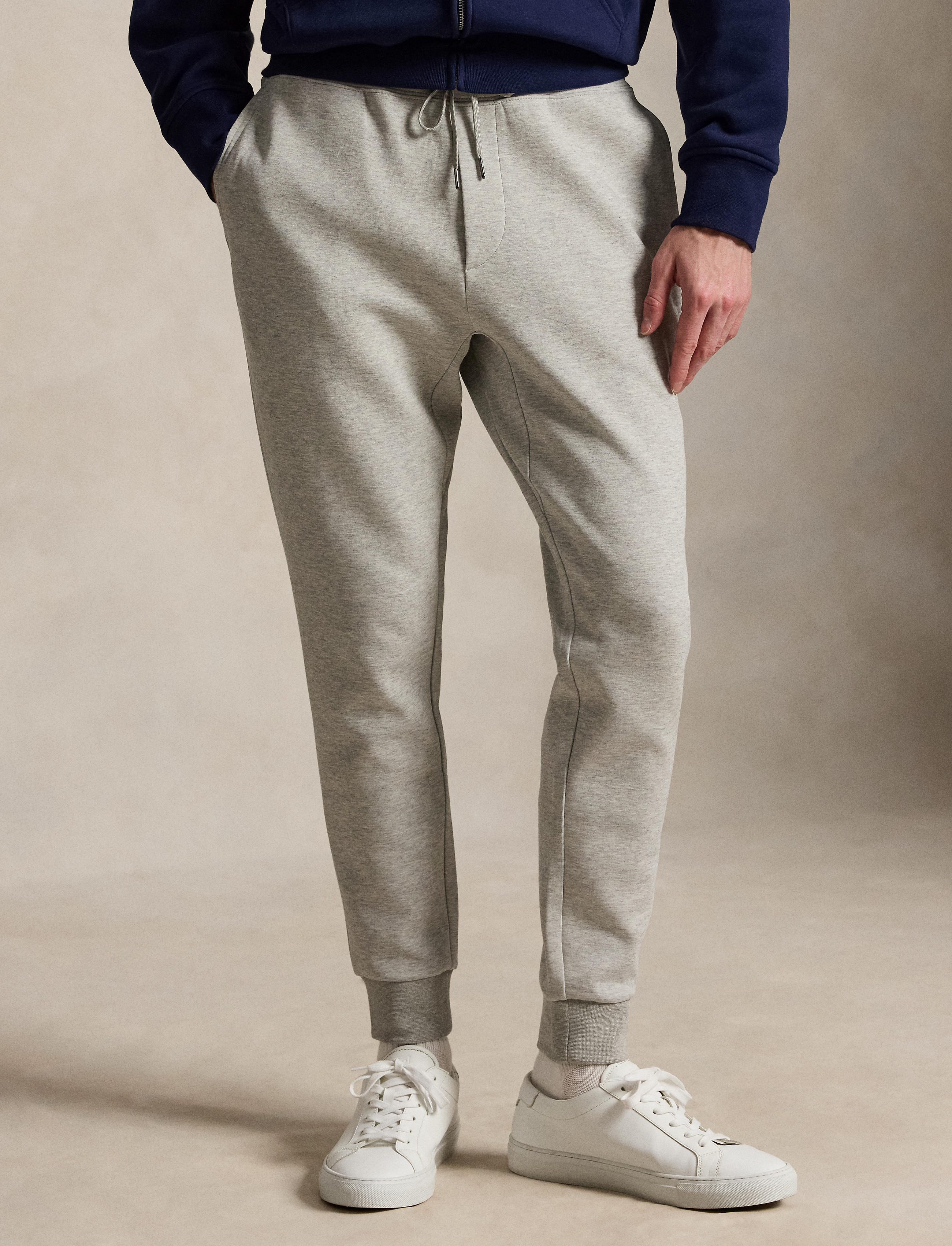 Men's Polo Ralph Lauren Double Knit Tech Athletic Jogger Dark Sport Heather