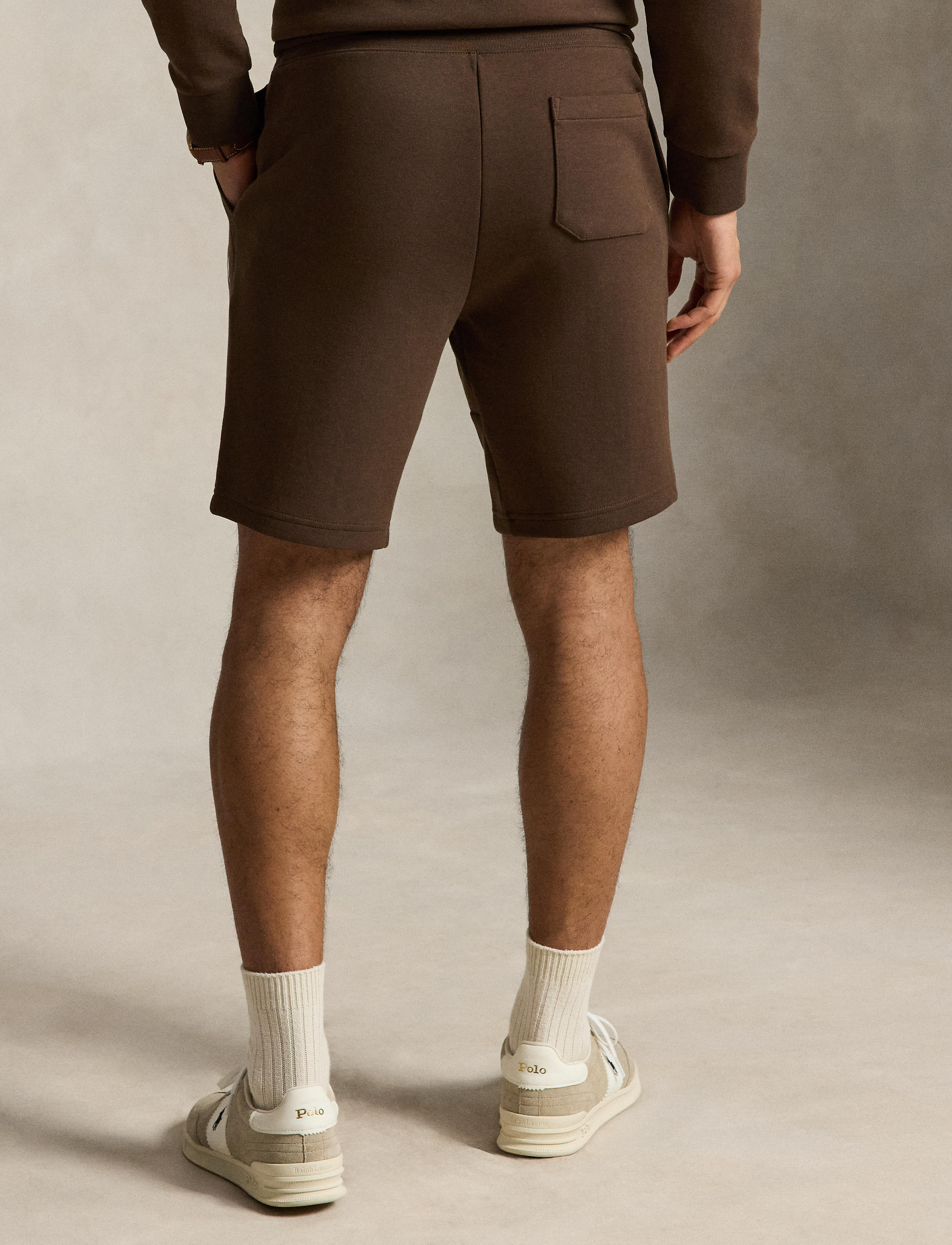 Men's Polo Ralph Lauren 9-Inch Double-Knit Short Nutmeg Brown