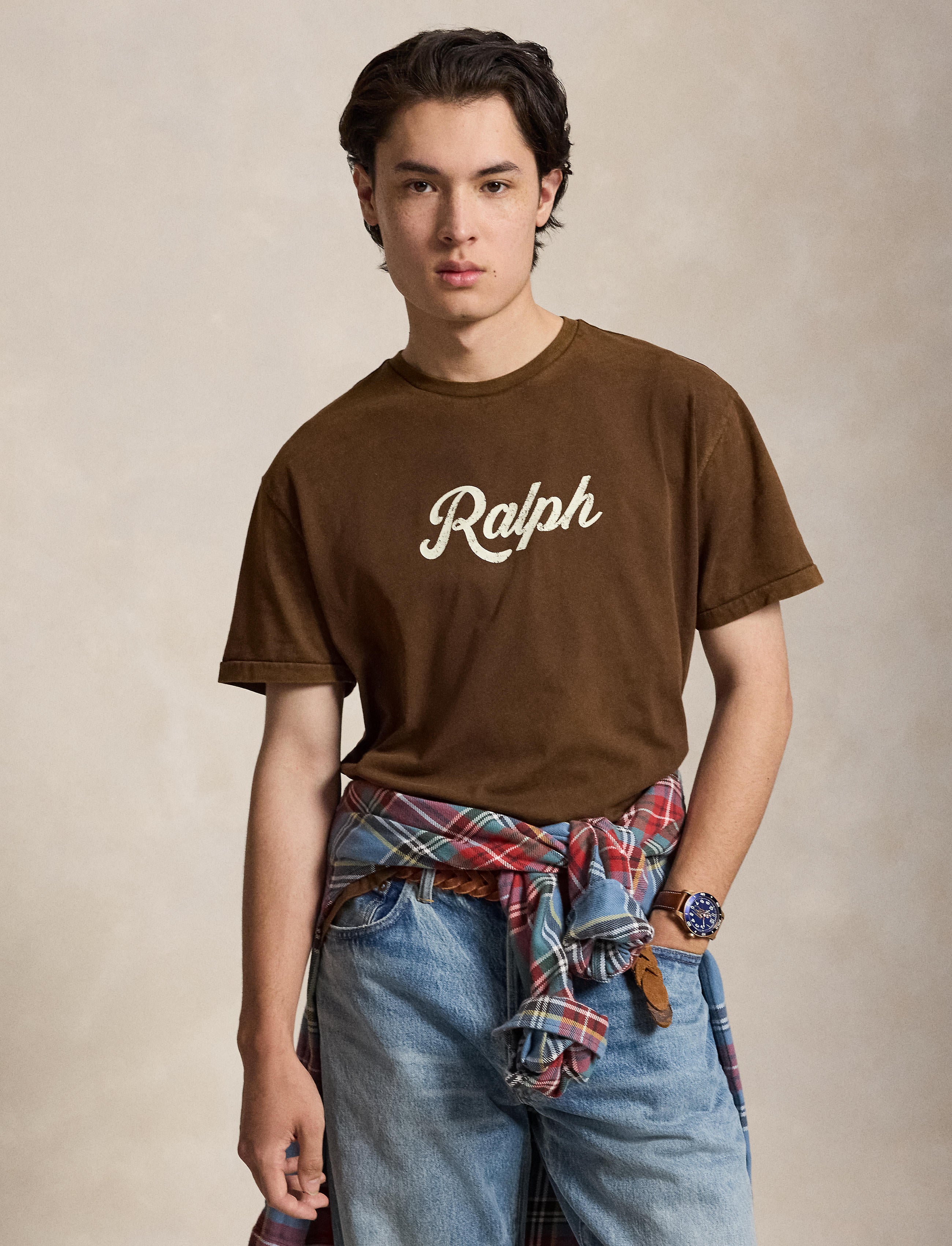 Men's Polo Ralph Lauren The Ralph Logo T-Shirt Copper Brown