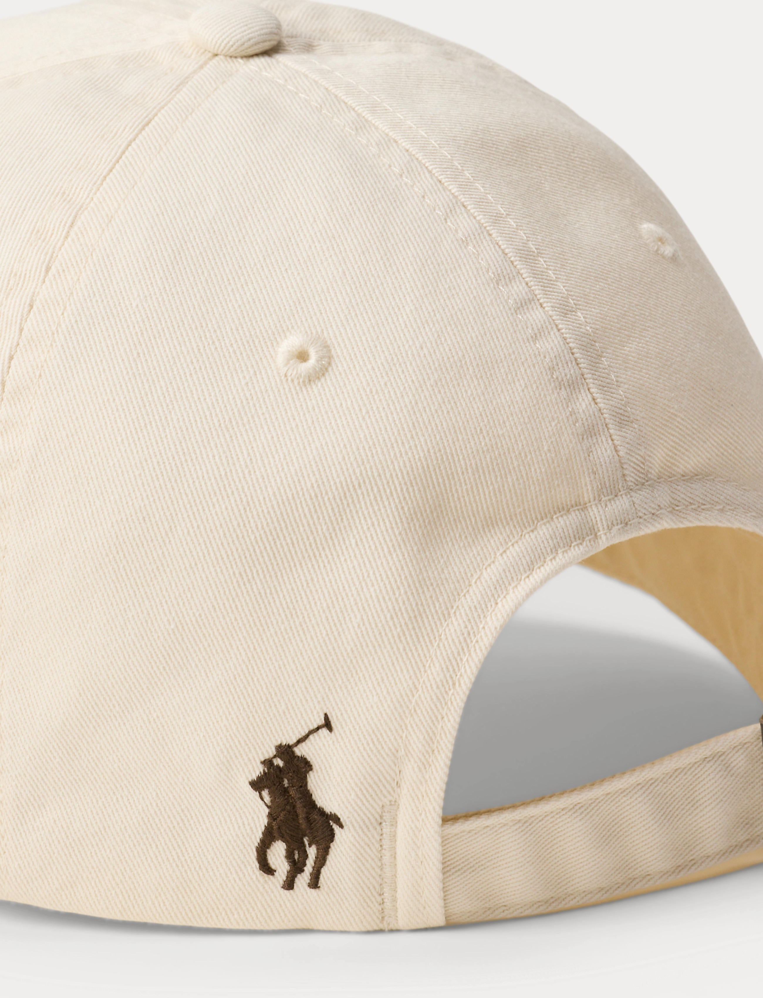Polo Ralph Lauren Cotton Twill Ball Cap Cream | Chicago City Sports