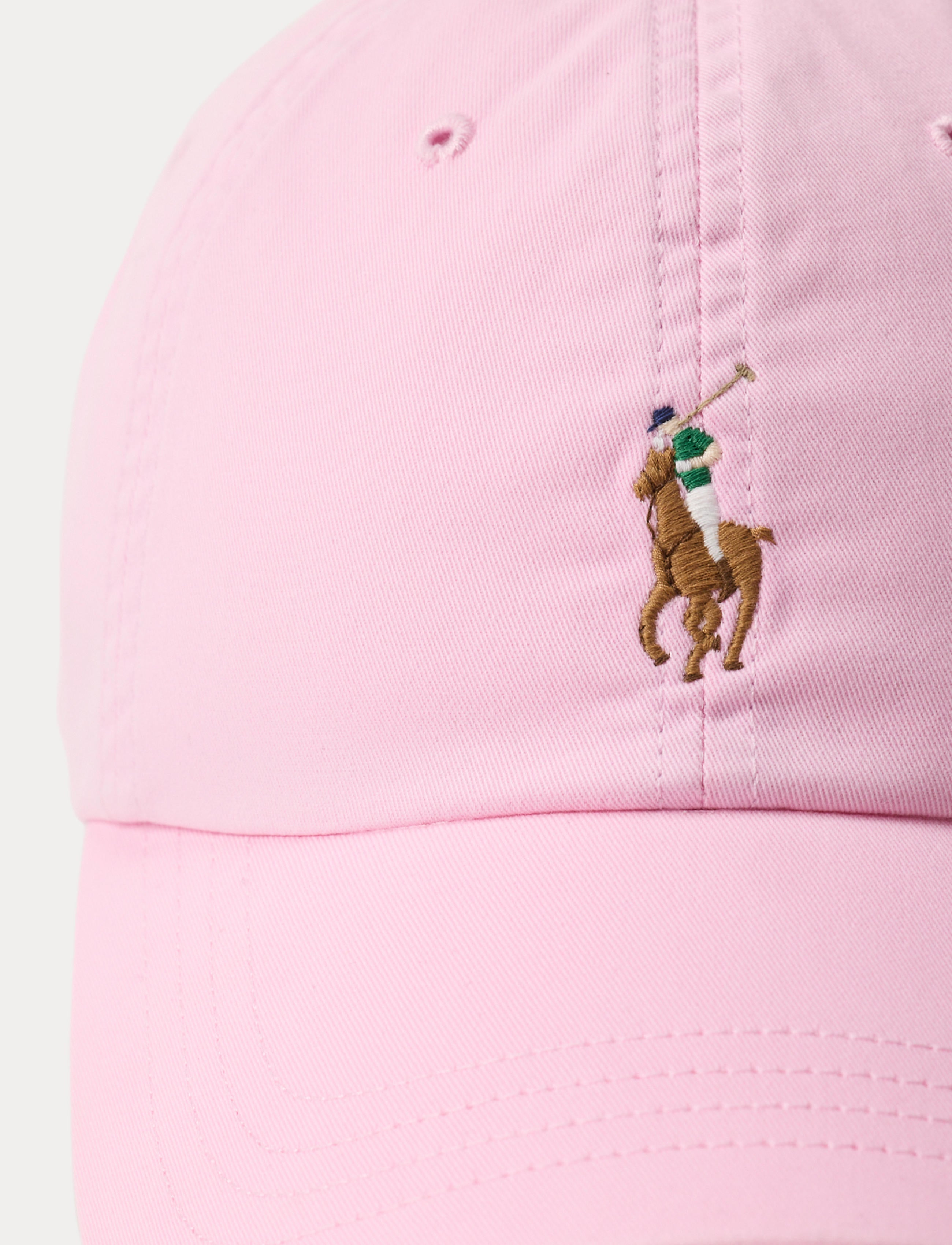 Men's Polo Ralph Lauren Stretch-Cotton Twill Ball Cap Carmel Pink
