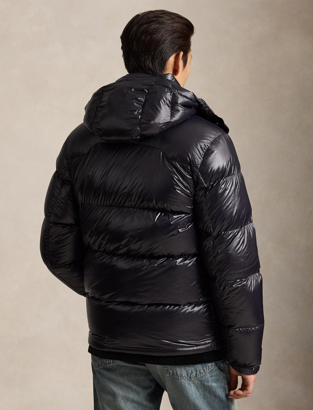 Men's Polo Ralph Lauren The Gorham Glossed Down Jacket Black