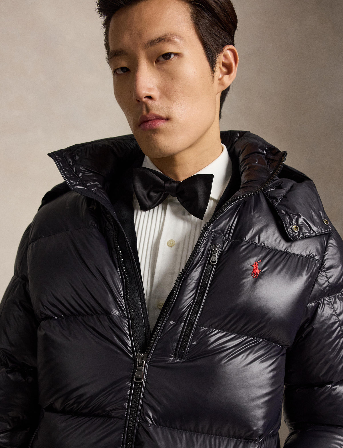 Men's Polo Ralph Lauren The Gorham Glossed Down Jacket Black
