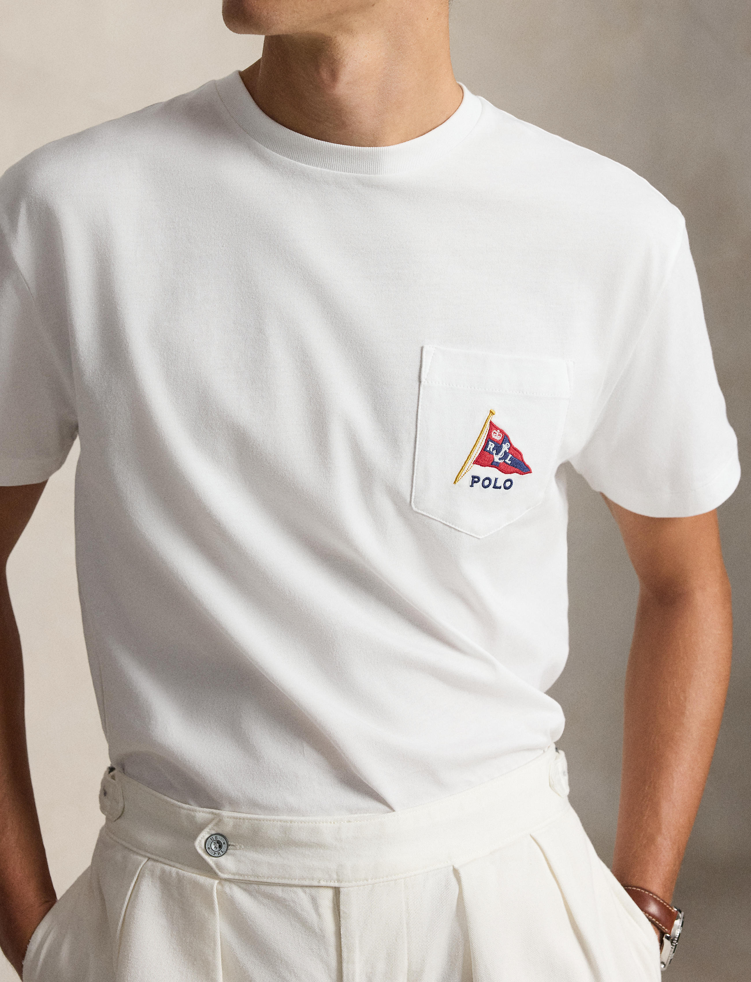 Polo Ralph Lauren Newport Bear Pocket T-Shirt | Chicago City Sports