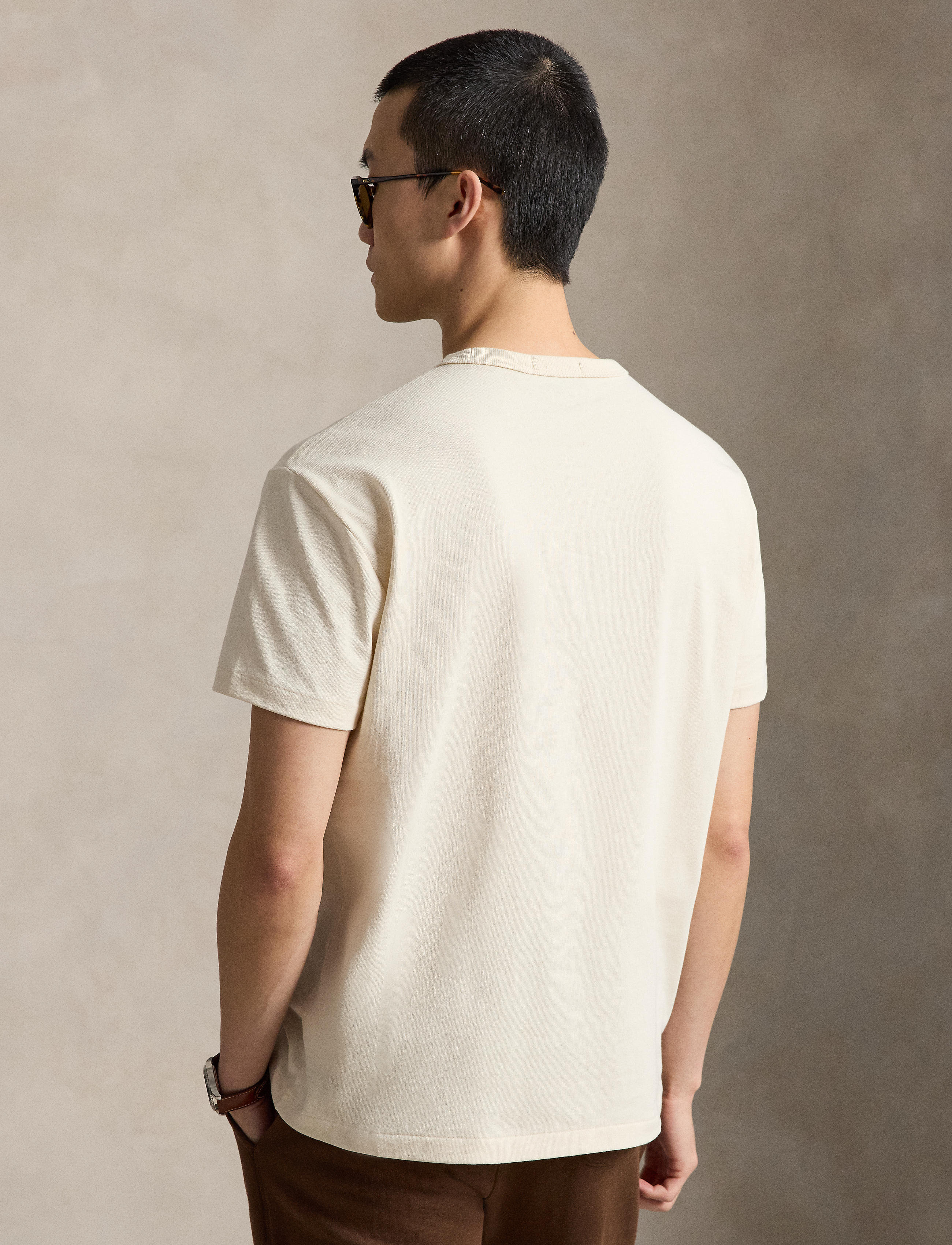 Men's Polo Ralph Lauren Team T-Shirt Guide Cream | Chicago City Sports