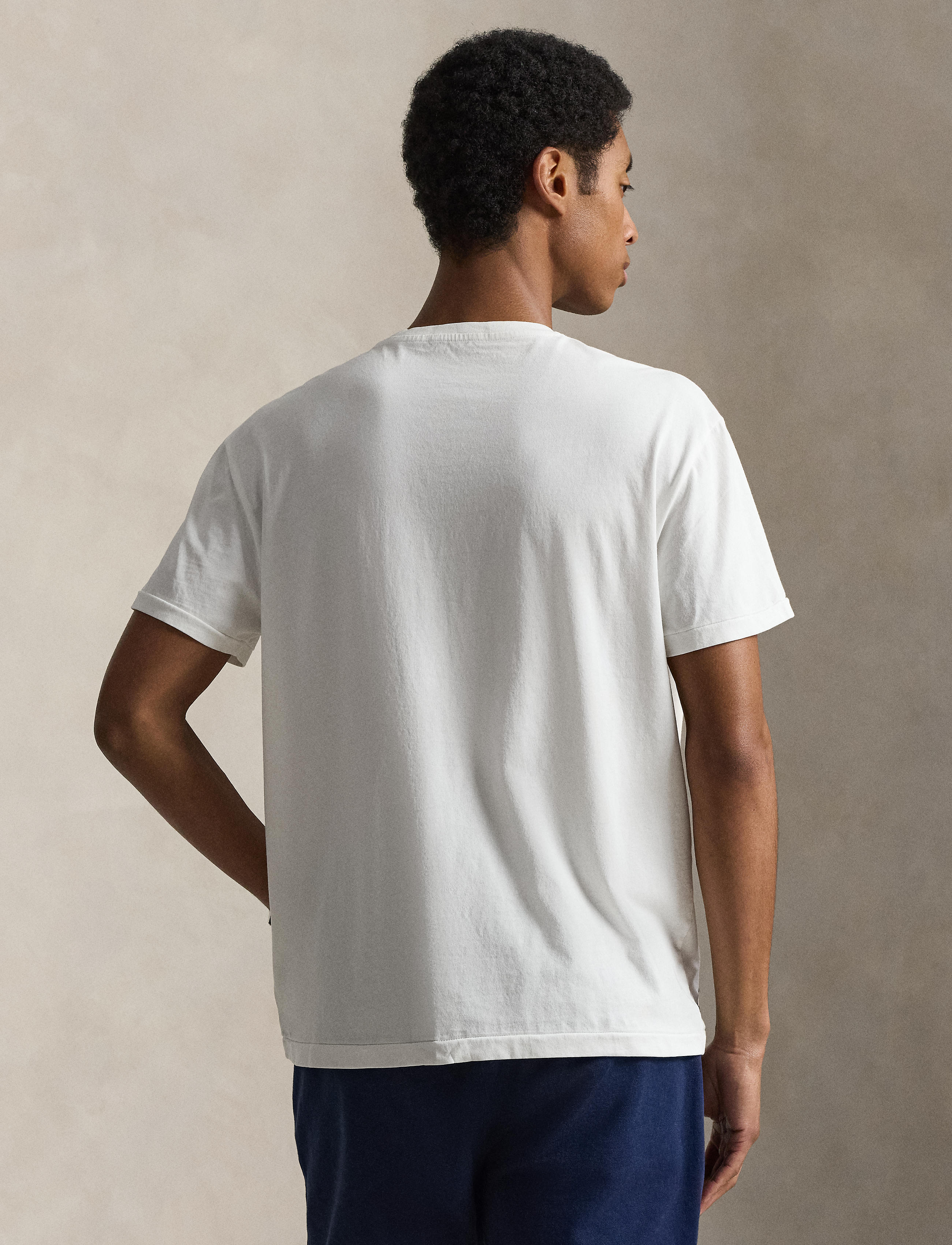 Men's Polo Ralph Lauren Classic Fit Logo Jersey T-Shirt White