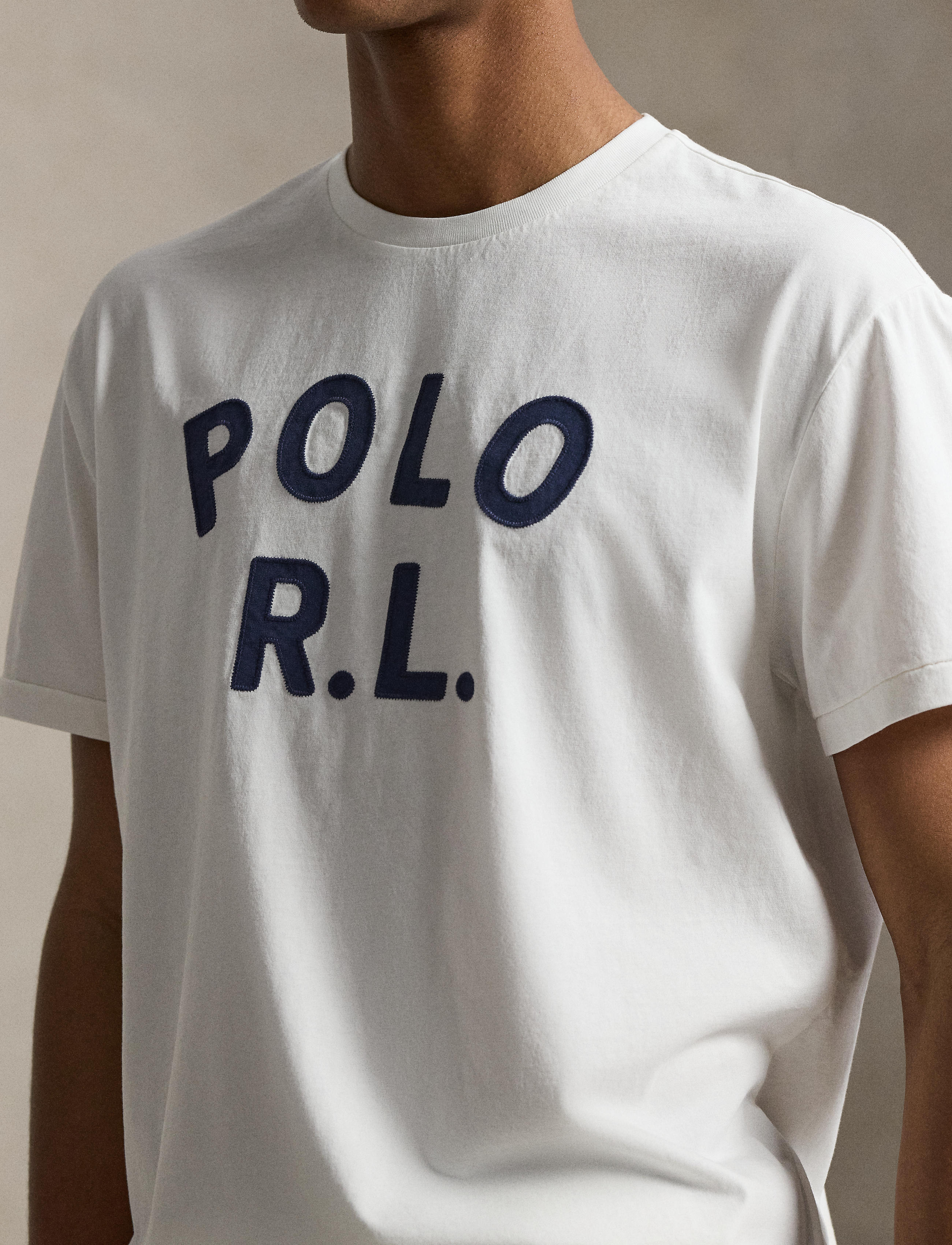 Men's Polo Ralph Lauren Classic Fit Logo Jersey T-Shirt White