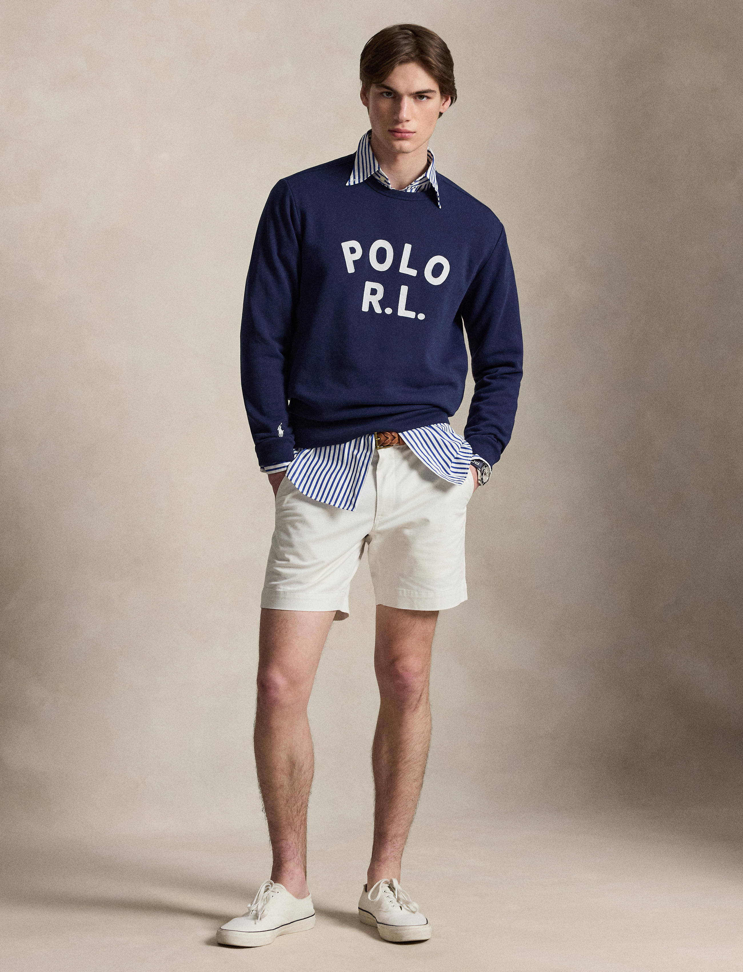 Men's Polo Ralph Lauren Logo Fleece Sweatshirt | Chicago City Sports