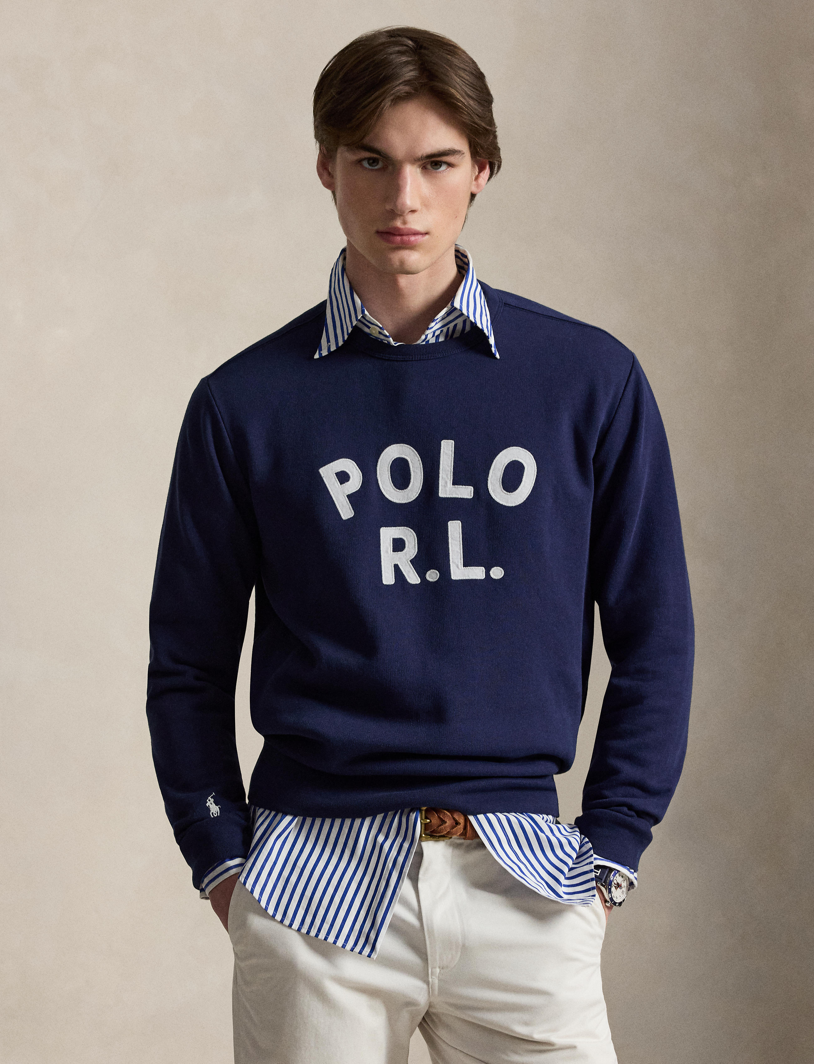 Men's Polo Ralph Lauren Logo Fleece Sweatshirt | Chicago City Sports