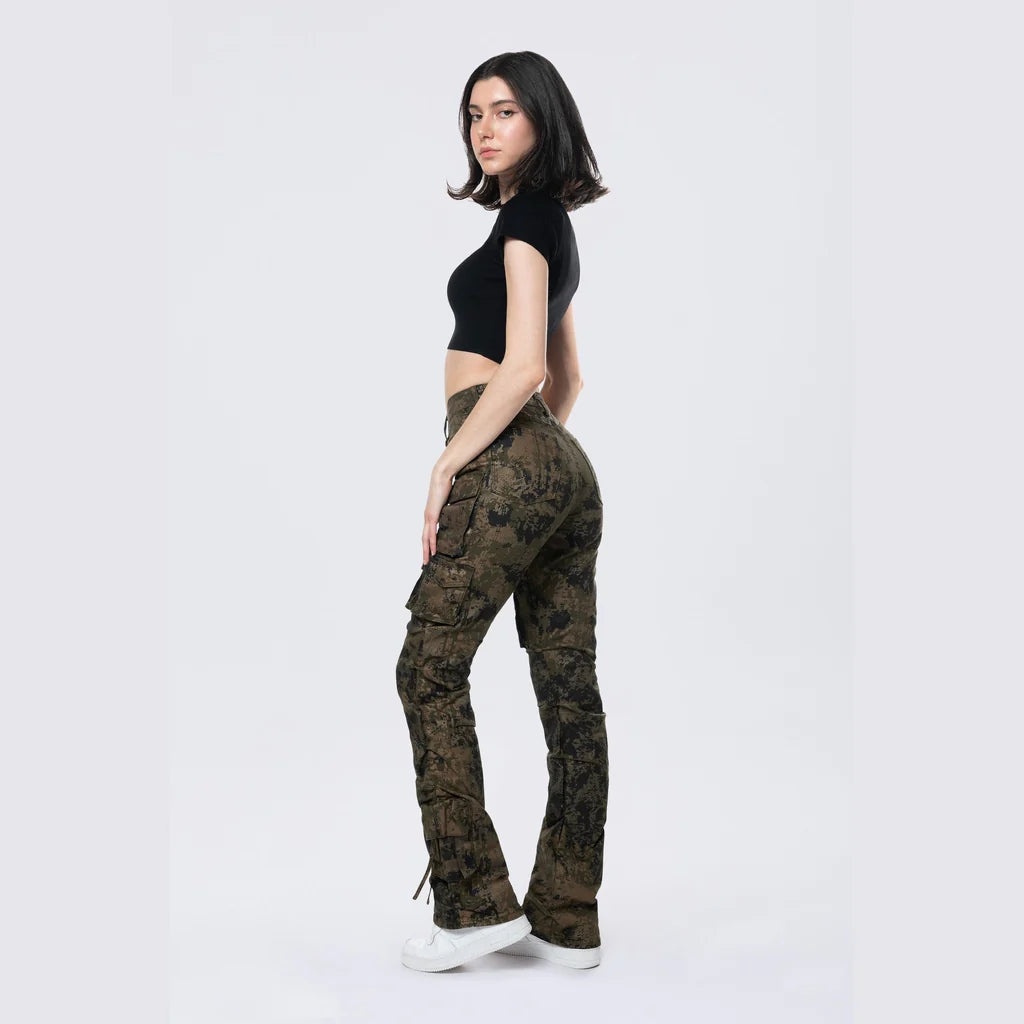 Women's Smoke Rise High Rise Stacked Artisan Wash Twill Pants Hawthorne