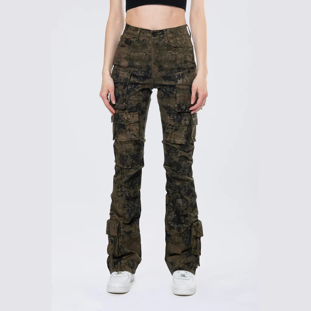 Women's Smoke Rise High Rise Stacked Artisan Wash Twill Pants Hawthorne