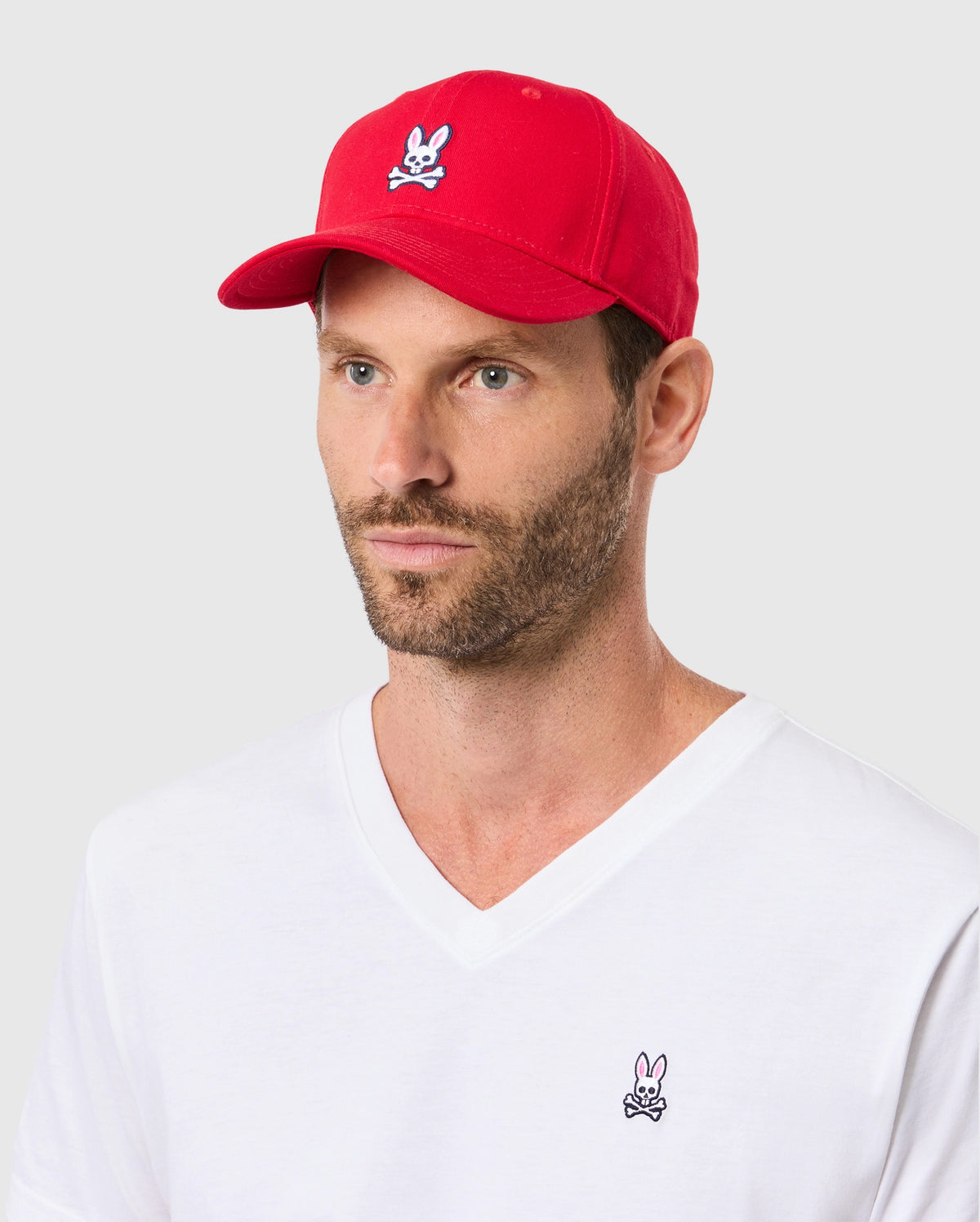 Men's Psycho Bunny Classic Baseball Cap Brilliant Red