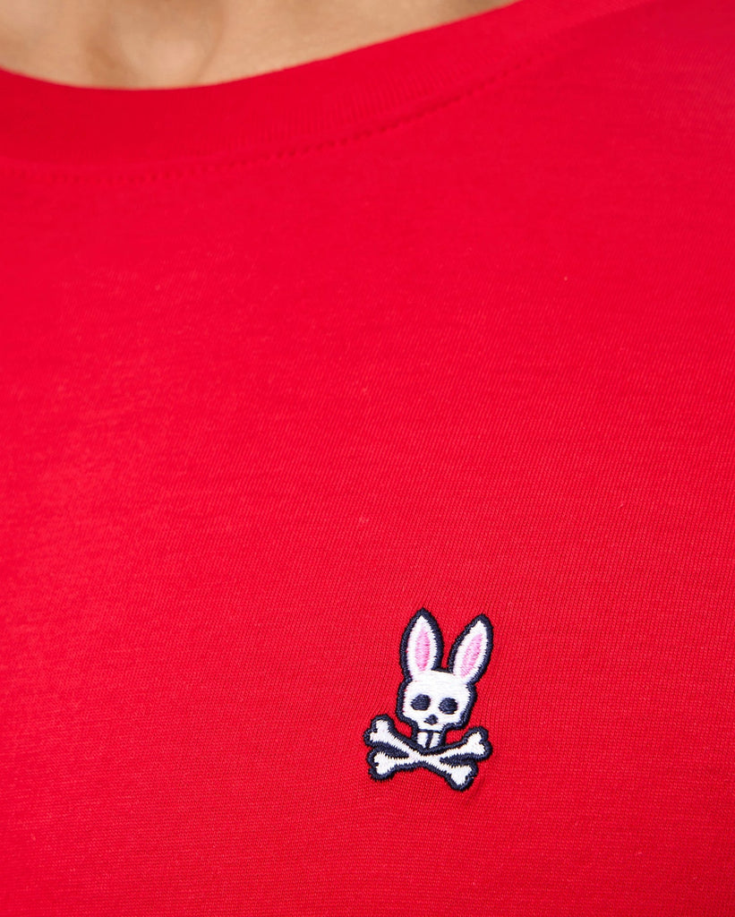 Men's Psycho Bunny Classic Crew Neck Tee Brilliant Red