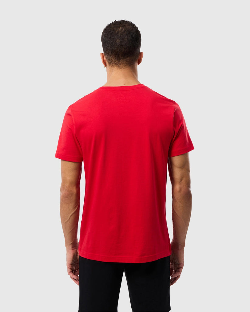 Men's Psycho Bunny Classic Crew Neck Tee Brilliant Red