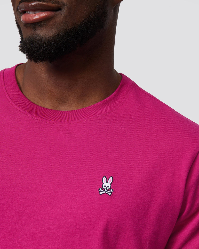 Men's Psycho Bunny Classic Crew Neck Tee Wild Berry