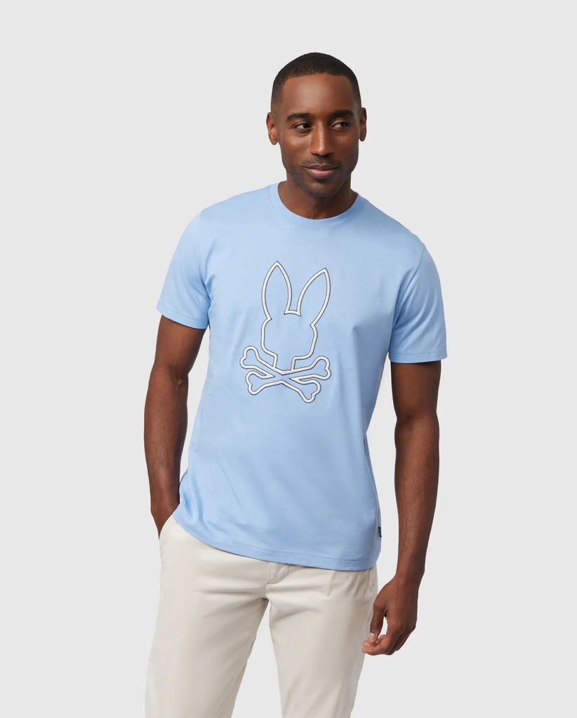 Men's Psycho Bunny Floyd Graphic Tee Serenity Blue