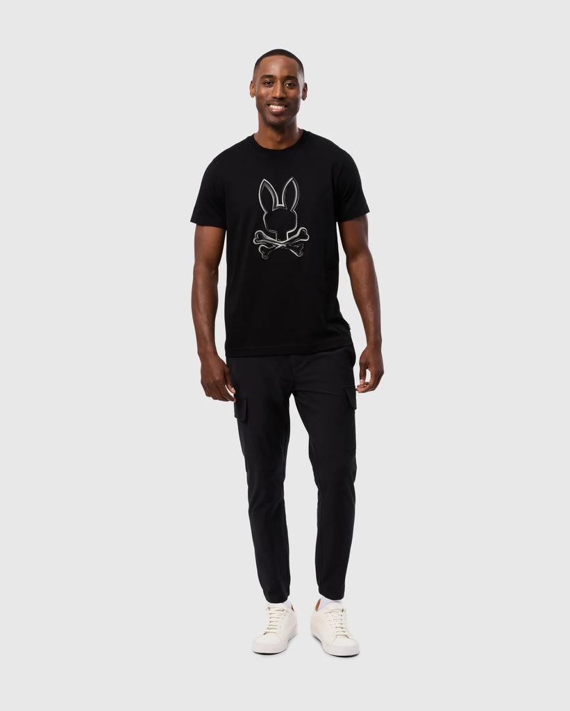 Men's Psycho Bunny Vincent Graphic Tee Black