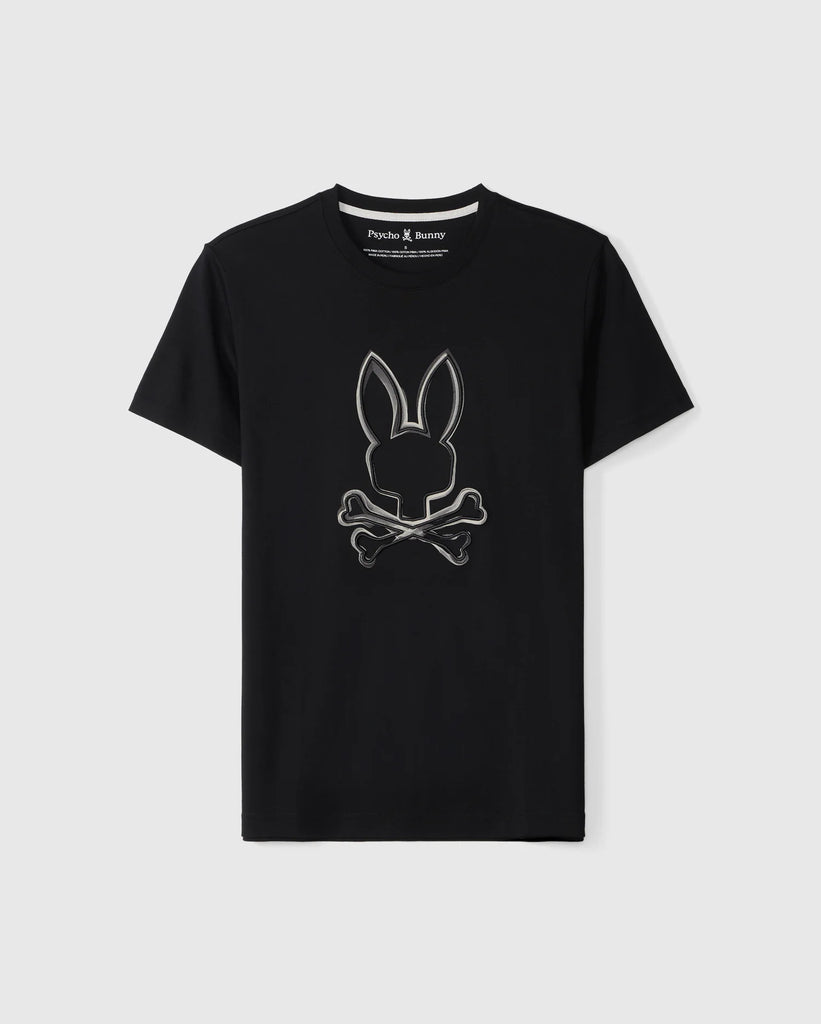 Men's Psycho Bunny Vincent Graphic Tee Black