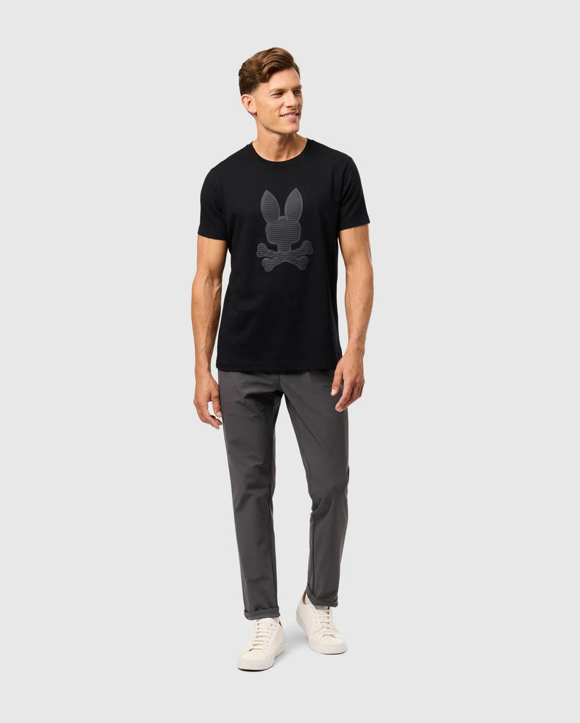 Men's Psycho Bunny Kingston Graphic Tee Black