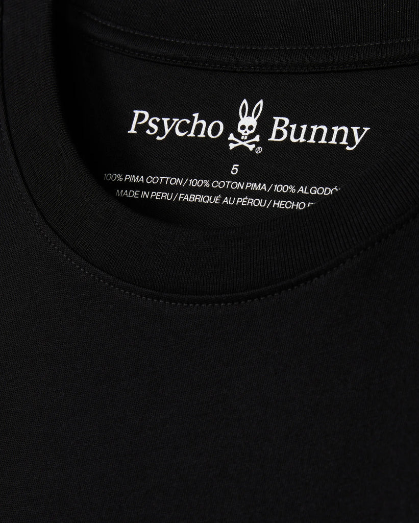 Men's Psycho Bunny Kingston Graphic Tee Black