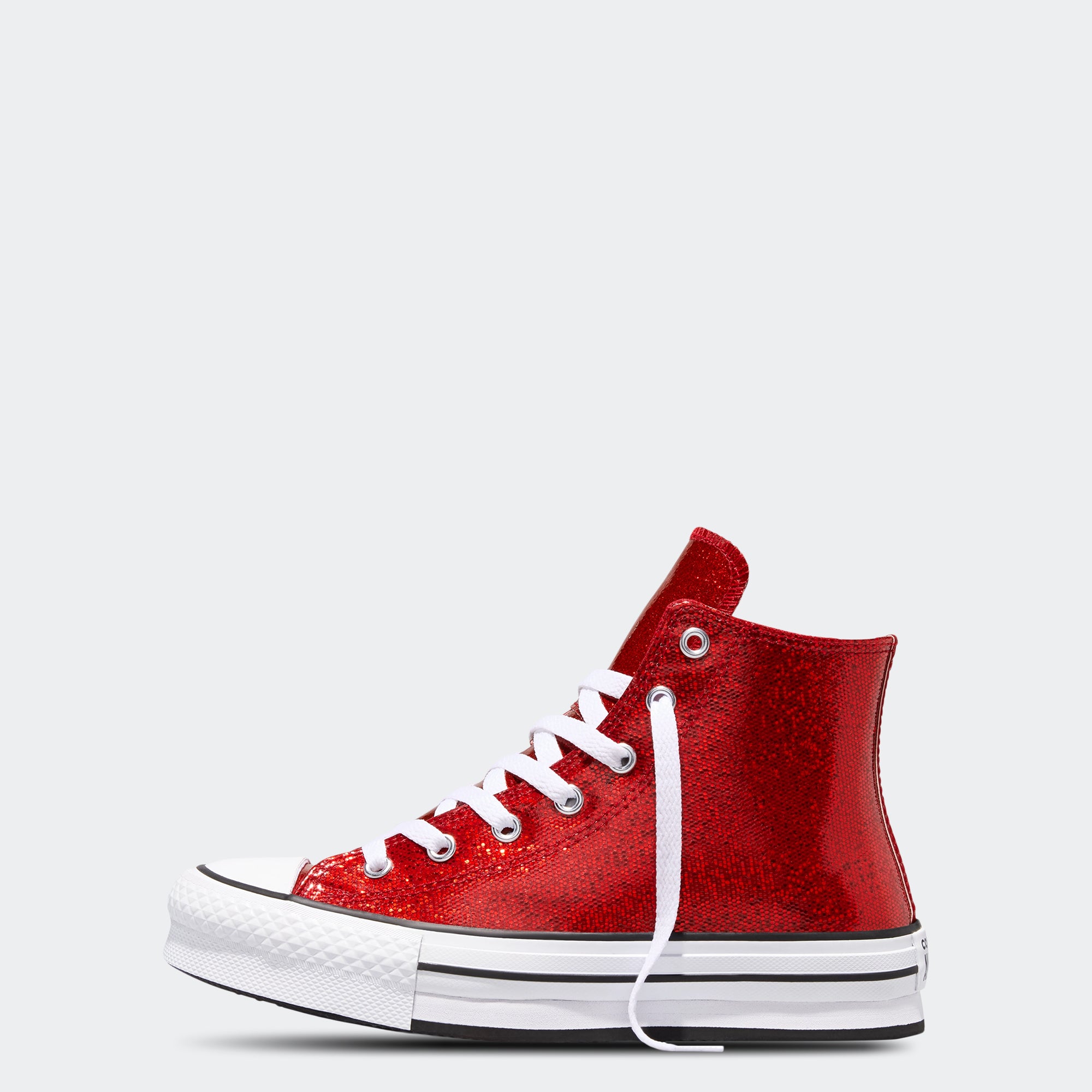 Big Kid Converse Chuck Taylor All Star EVA Lift Platform Wine Red / White