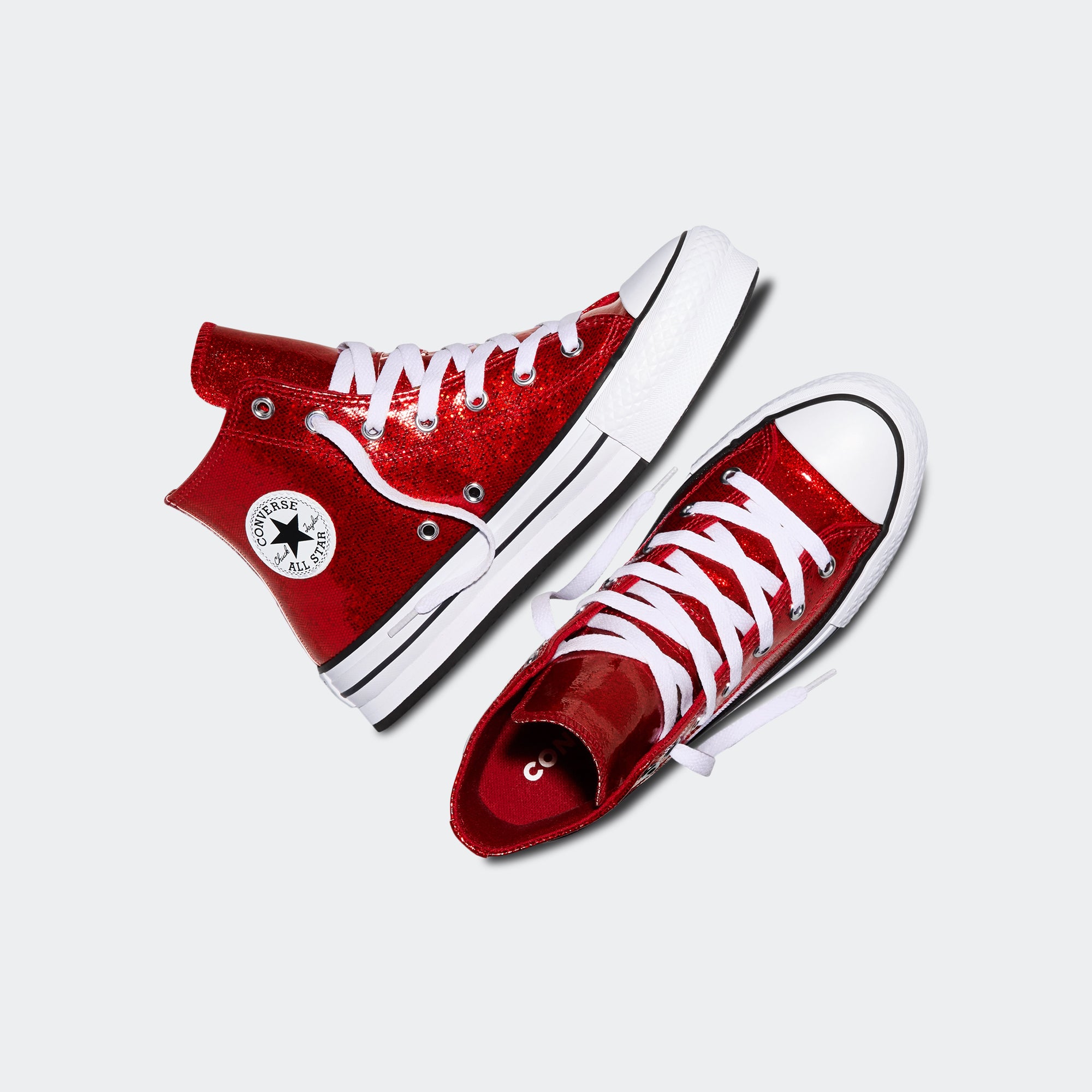 Big Kid Converse Chuck Taylor All Star EVA Lift Platform Wine Red / White