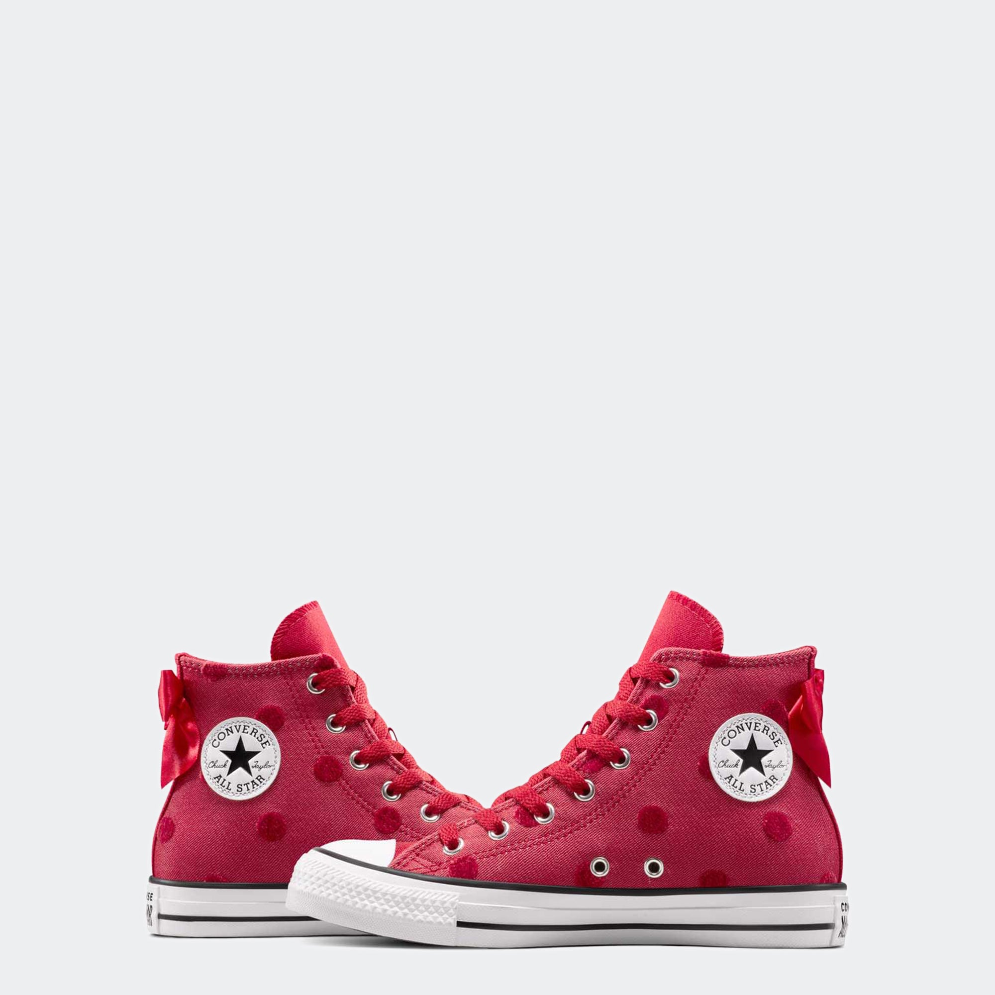 Big Kid Converse Chuck Taylor All Star Hi Bows Shoes Days Ahead / White