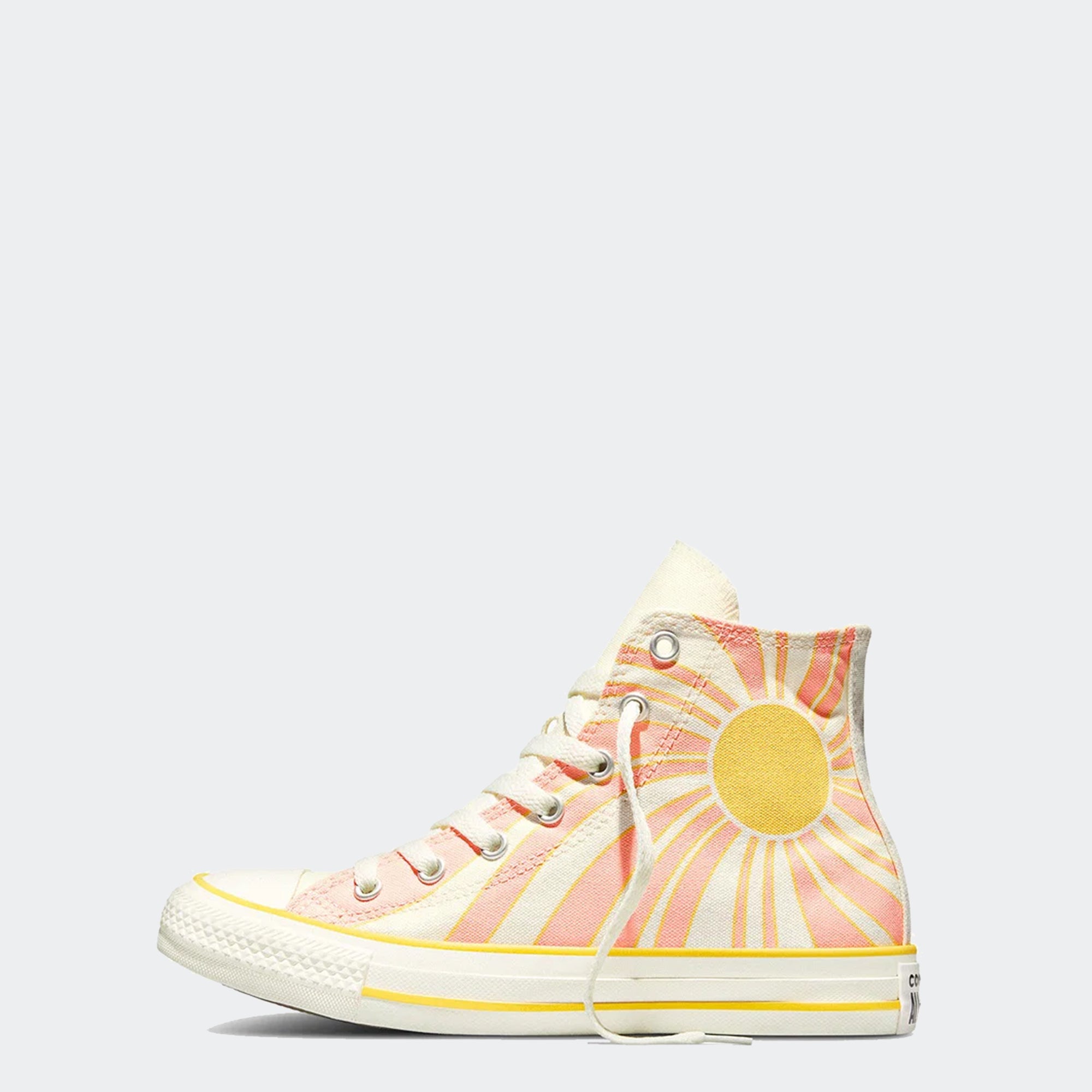 Big Kid Converse Chuck Taylor All Star Hi Shoes Egret / All Heat / Sunny Outlook