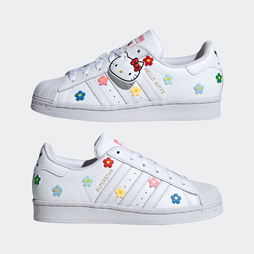 Big Kids adidas Originals Hello Kitty X Superstar Shoes