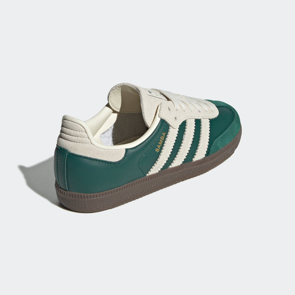 Big Kids adidas Originals Samba OG Shoes Collegiate Green