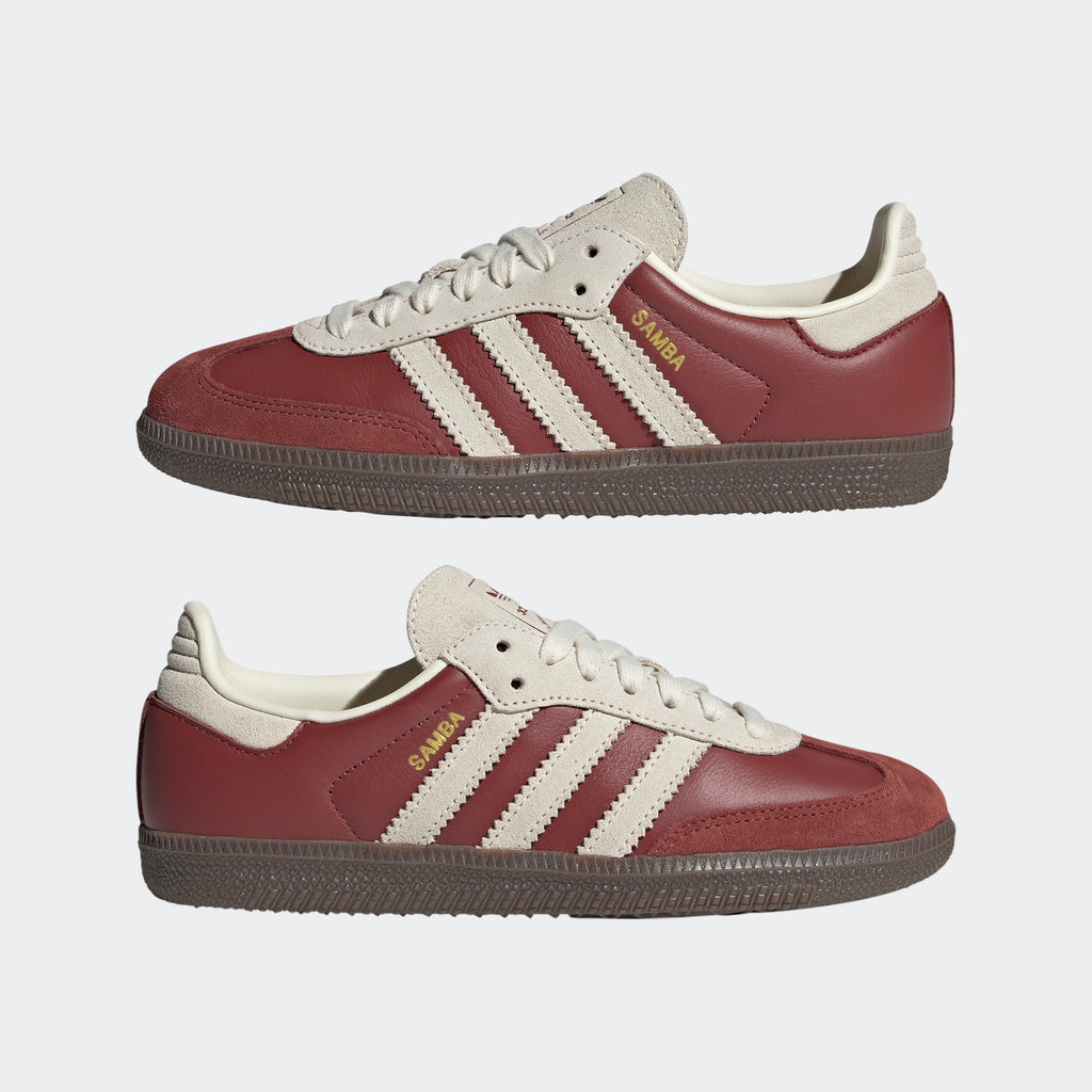 Big Kids adidas Originals Samba OG Shoes Preloved Ruby