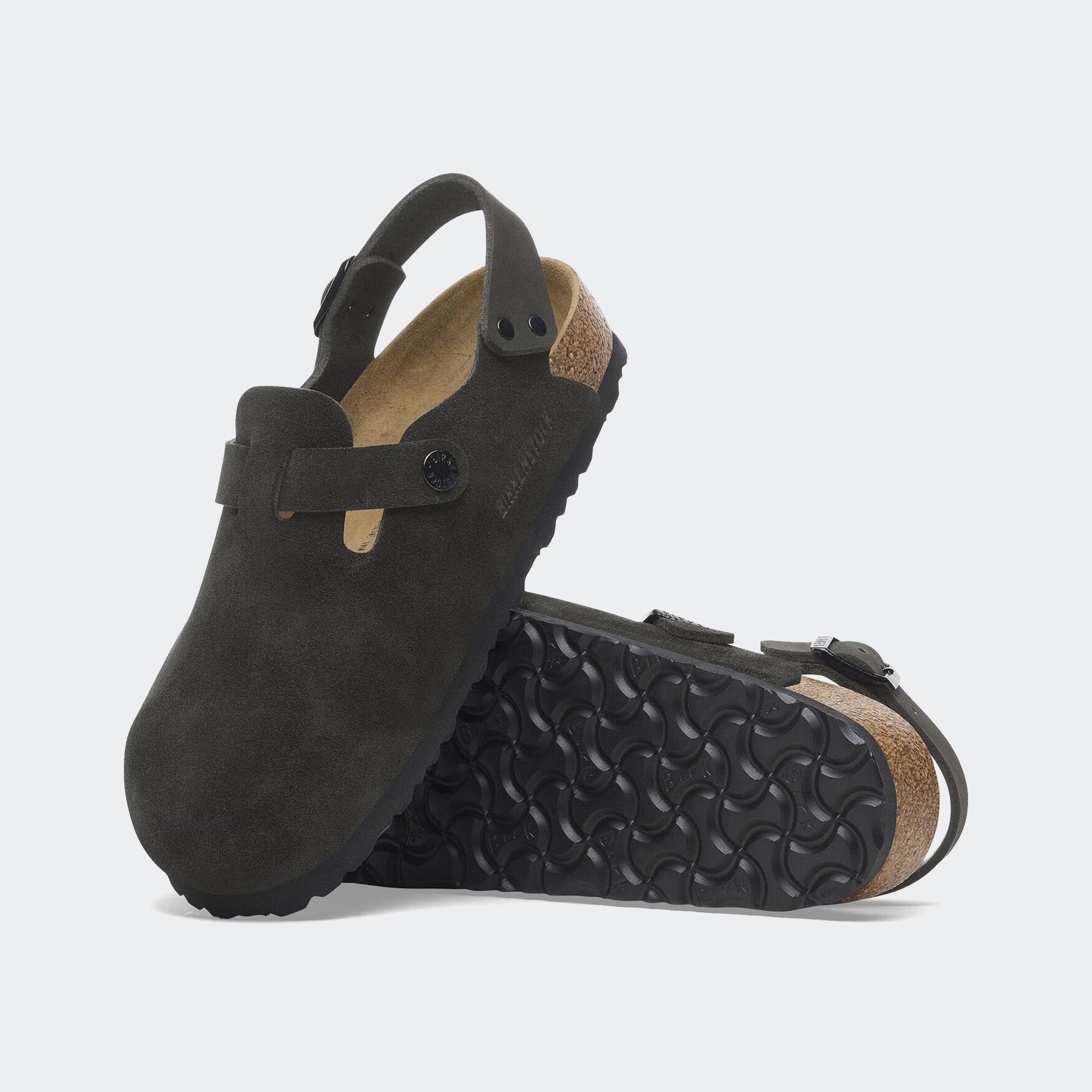 Men's BIRKENSTOCK Tokio Suede Leather Black | Chicago City Sports