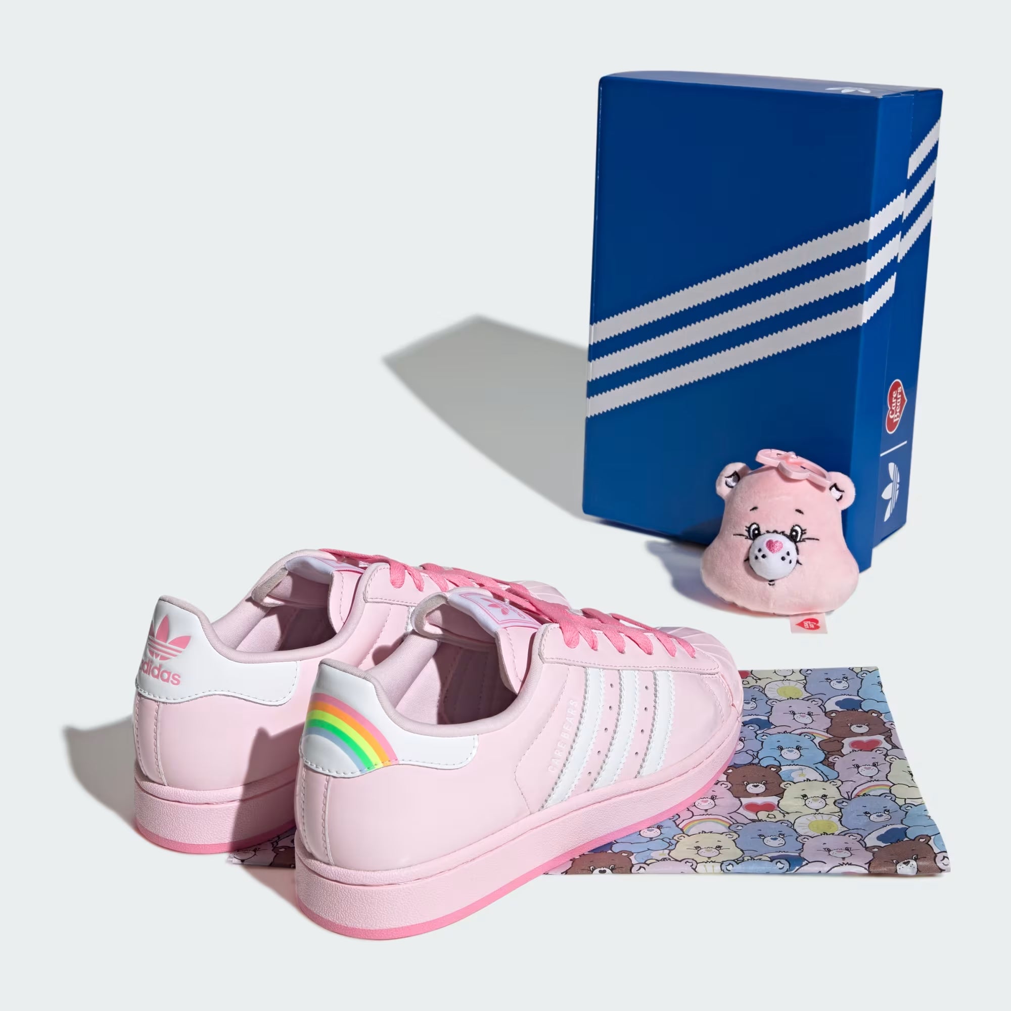 Women's adidas X Care Bears Superstar II Shoes Pink