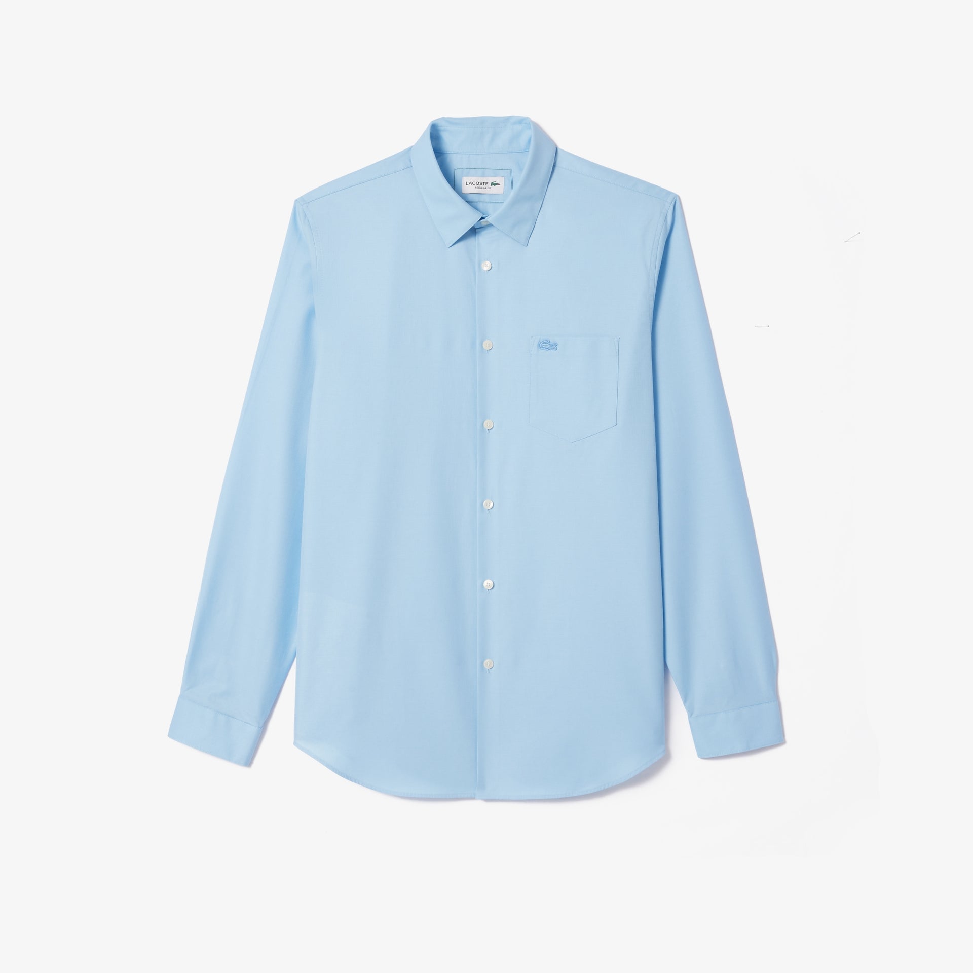 Men's Lacoste Button Down Shirt Pastel Blue