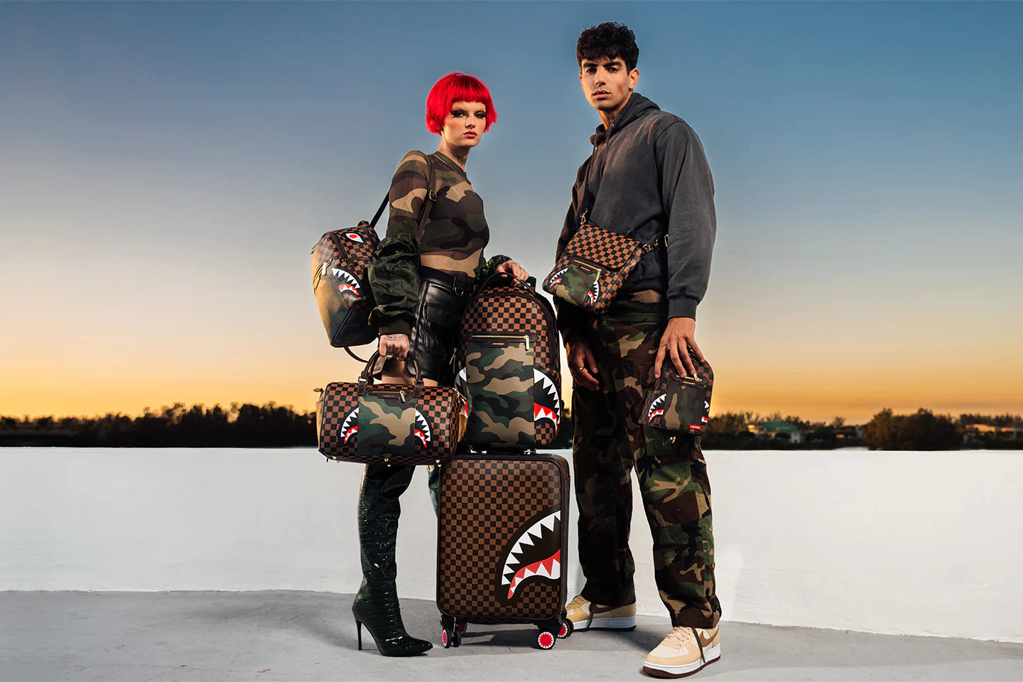 Sprayground 20/20 Vision Shark Backpack for Men