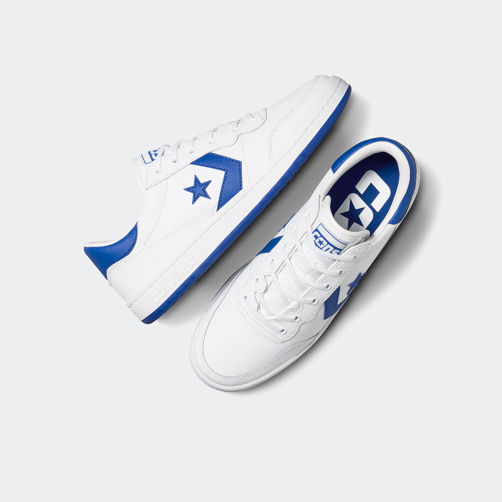 Men's Converse Fastbreak Pro Leather Shoes White/Blue