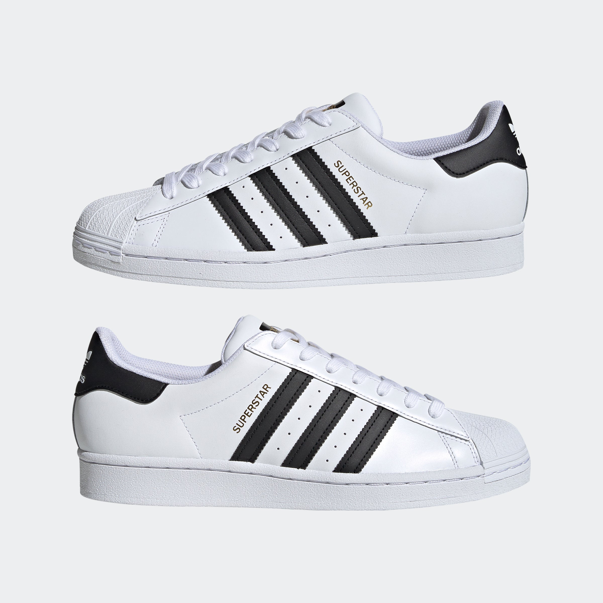 Superstar shoes white and black Clearance