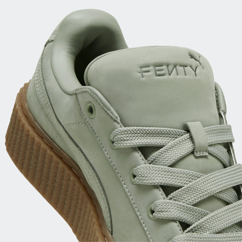 Women's FENTY x PUMA Creeper Phatty Earth Tone Sneakers Green Fog