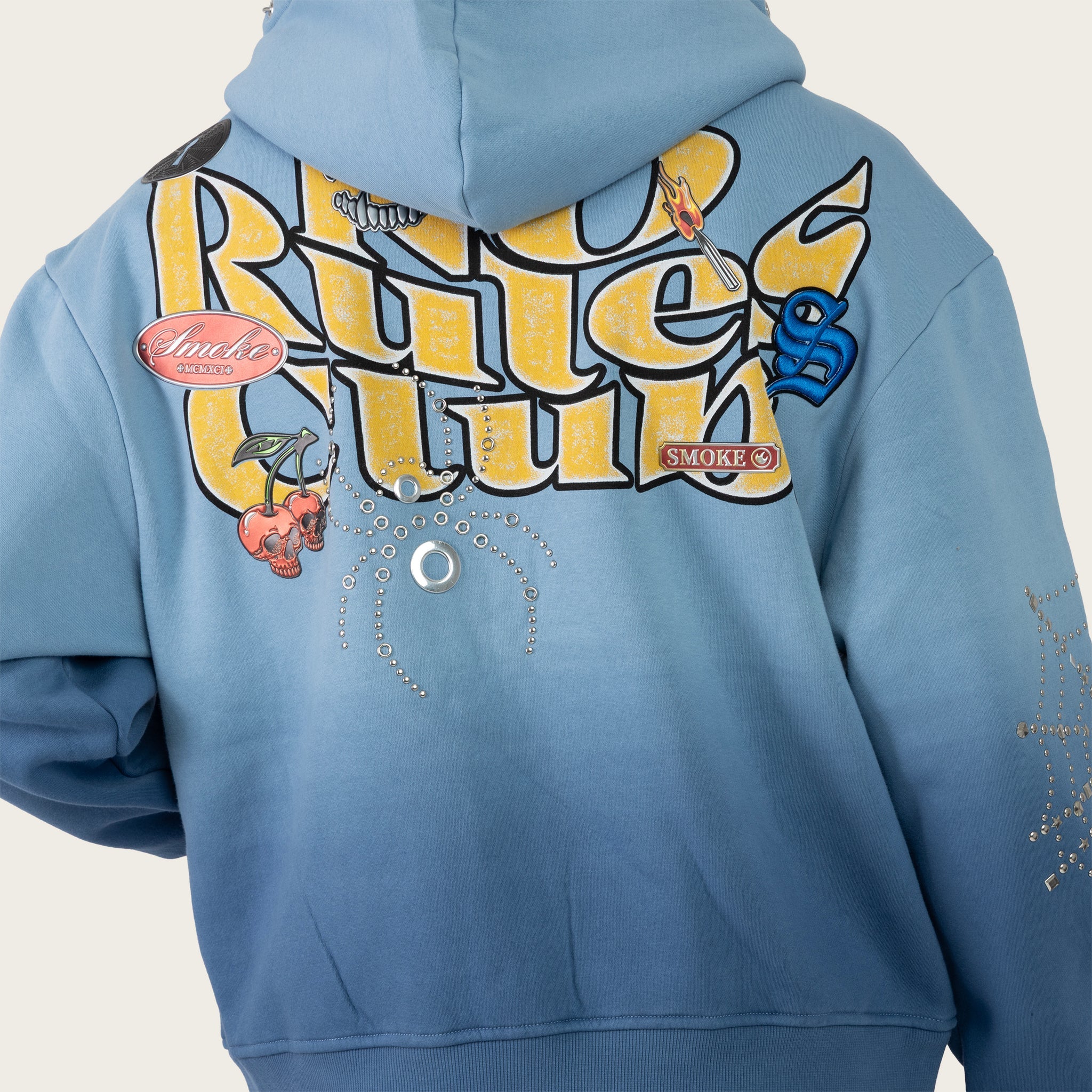 Smoke Rise Oversized No Rules Fleece Hoodie | Chicago City Sports