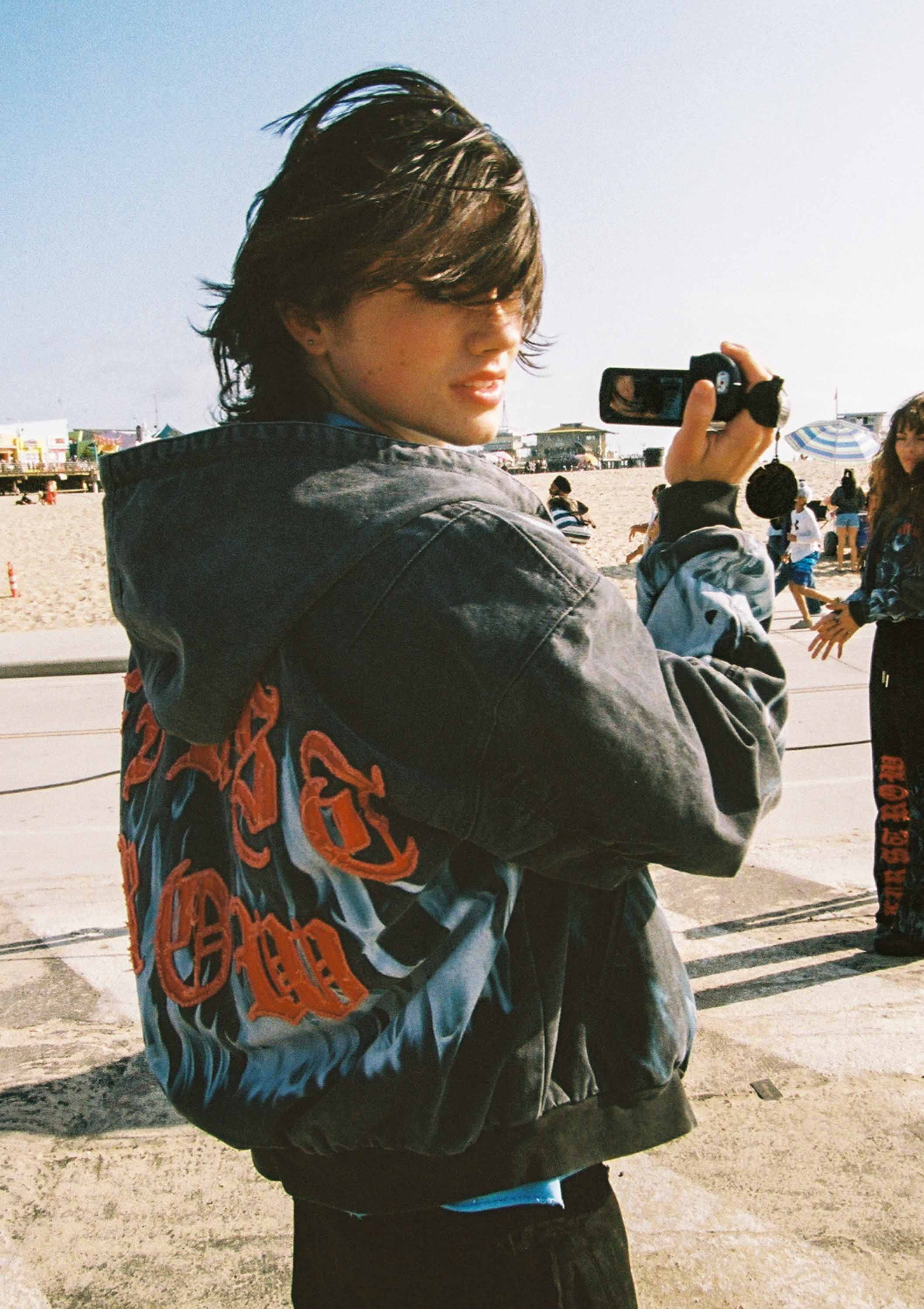 Men's First Row Wake Up & Be Fierce Flame Hood Jacket