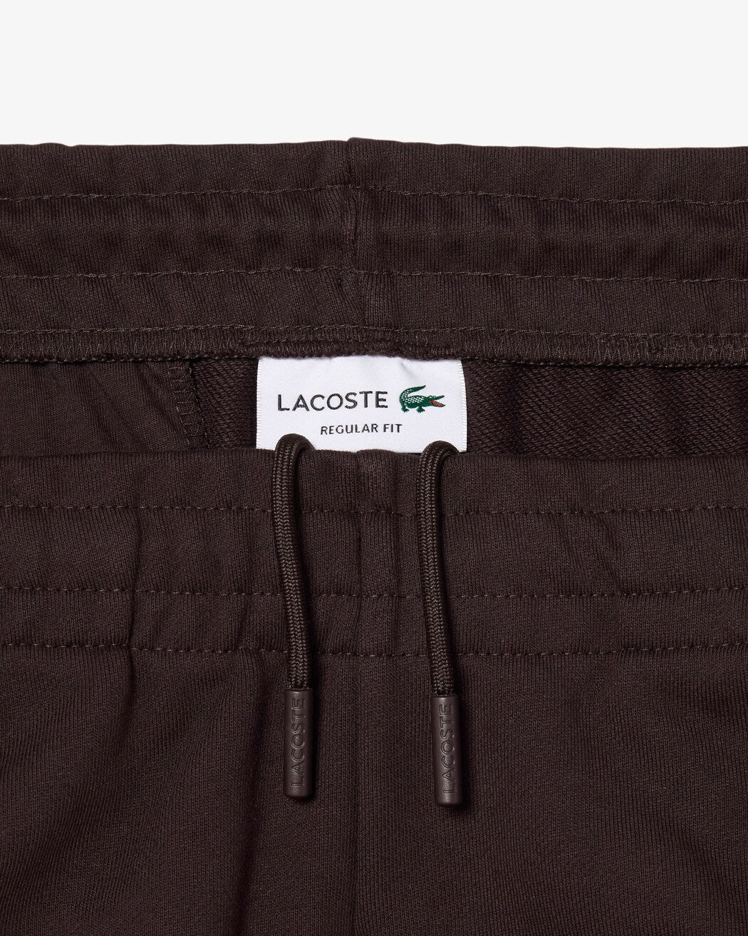 Men's Lacoste Regular Fit Fleece Shorts Brown