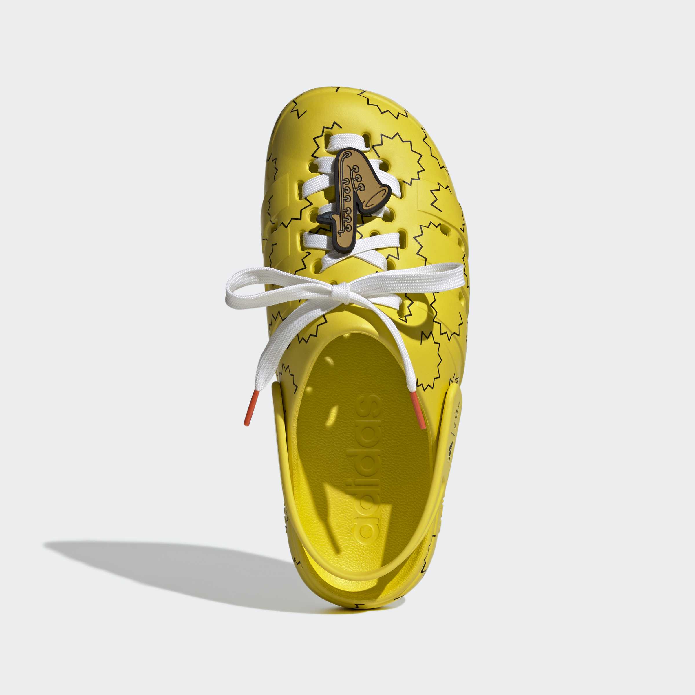 Men's adidas Originals Adilette Clog Simpson Yellow