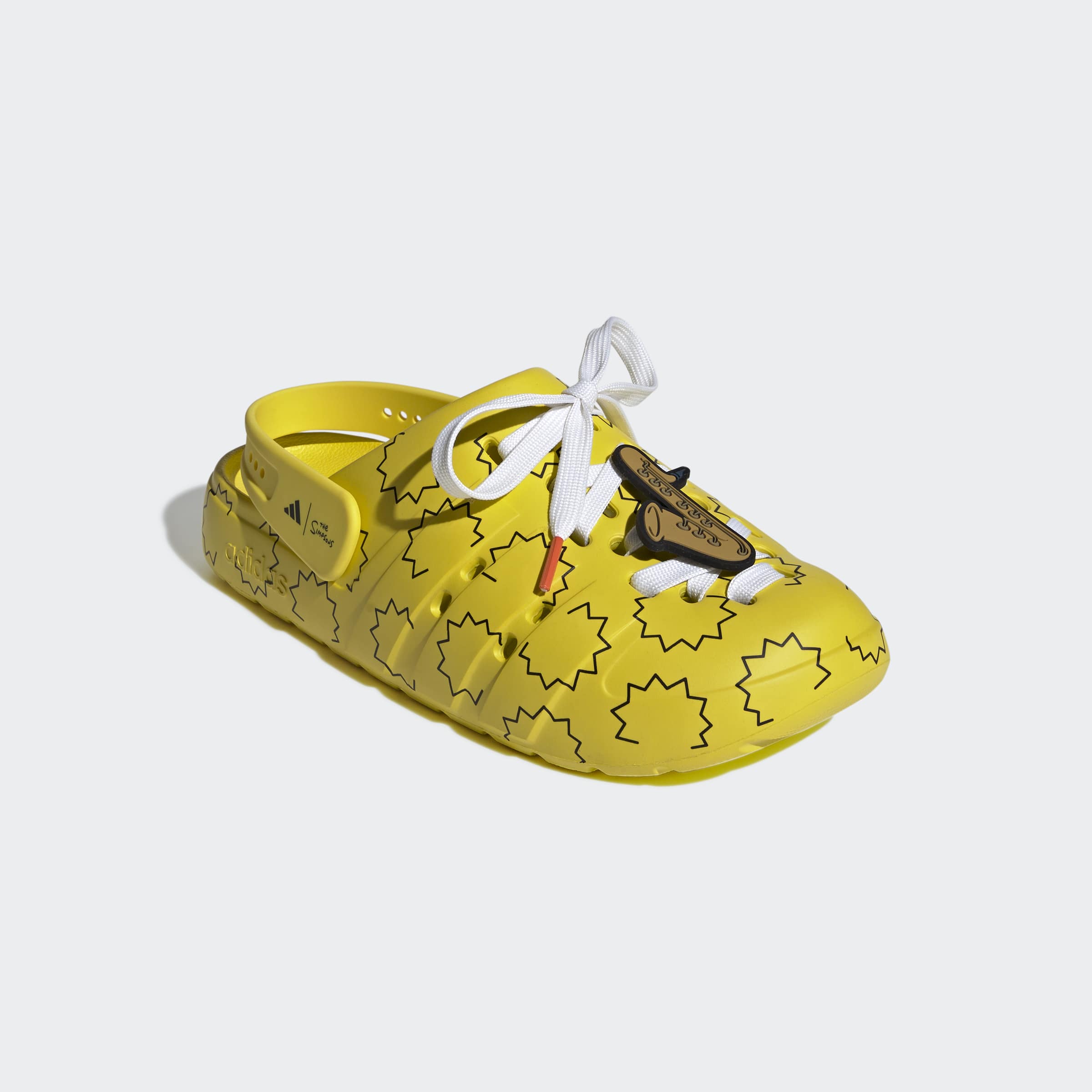 Men's adidas Originals Adilette Clog Simpson Yellow