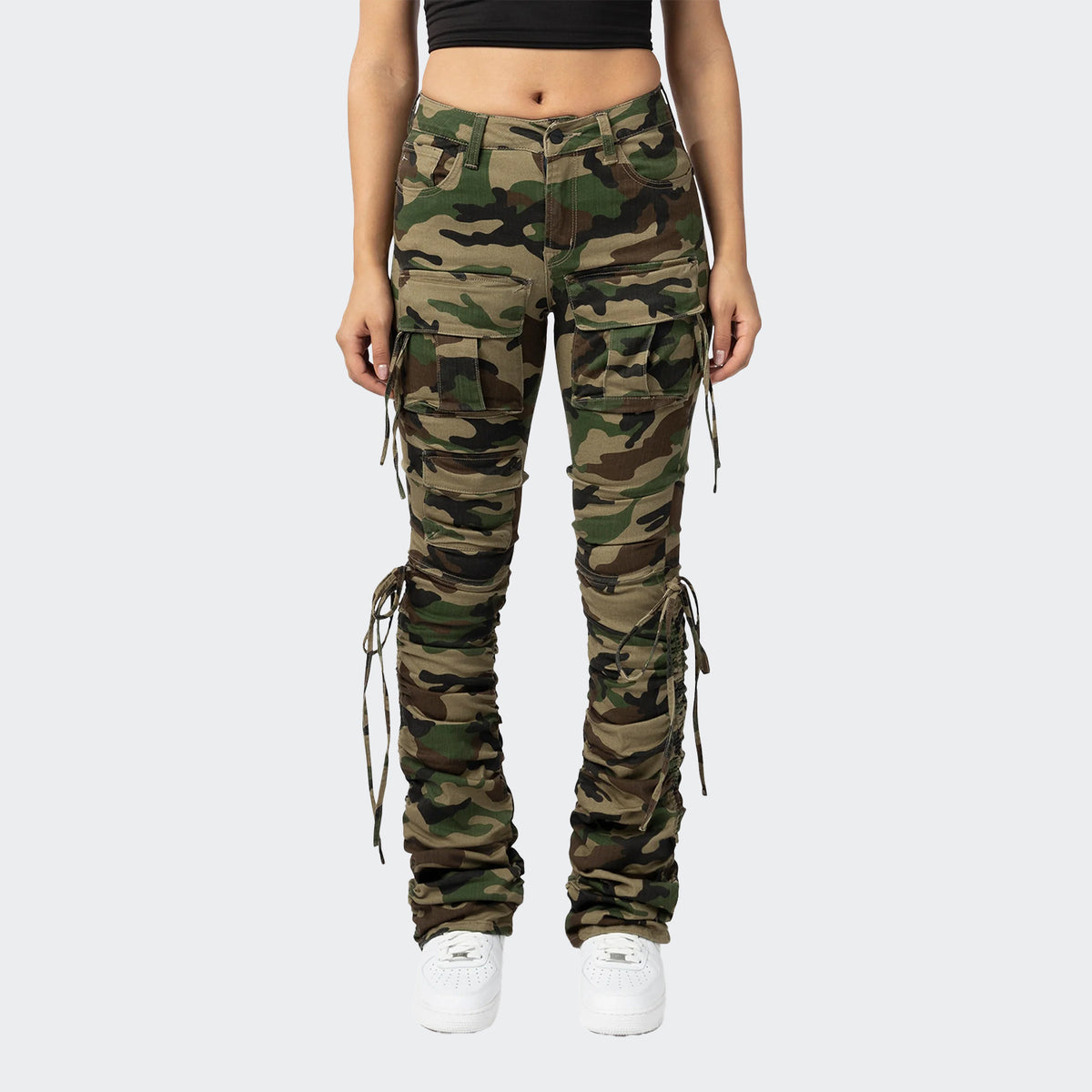 Smoke Rise High Rise Strap Bootcut Twill Pants | Chicago City Sports