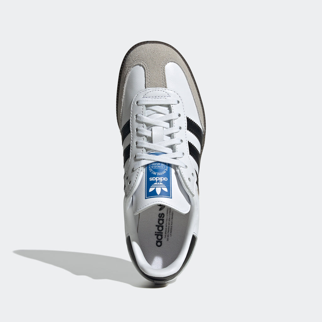 Kids adidas Originals Samba OG Shoes White Black