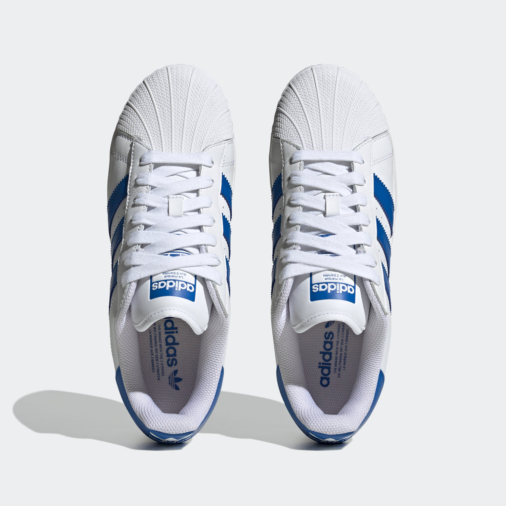 Unisex adidas Originals Superstar XLG Shoes White Blue
