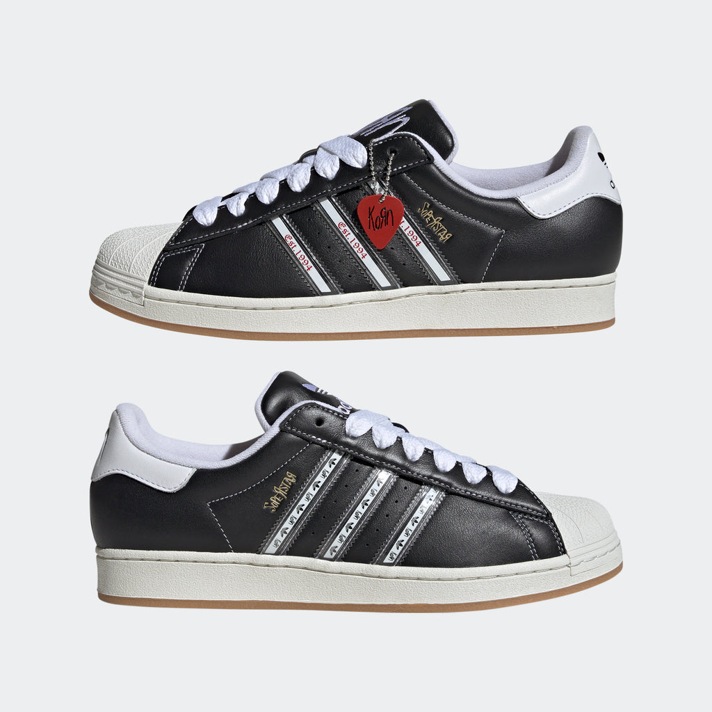 Men's adidas Originals Superstar Korn Shoes Black